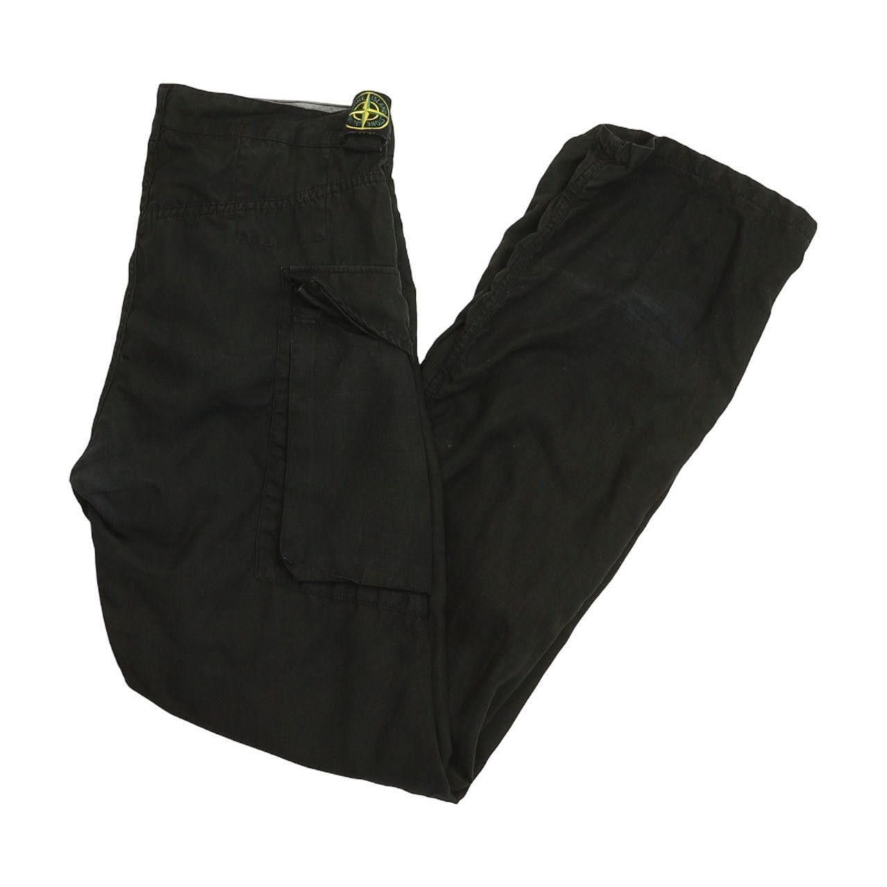 Stone Island Stone Island S/S 07 Lino Flax Badge Cargo Pants Size US 34 / EU 50 - 1 Thumbnail