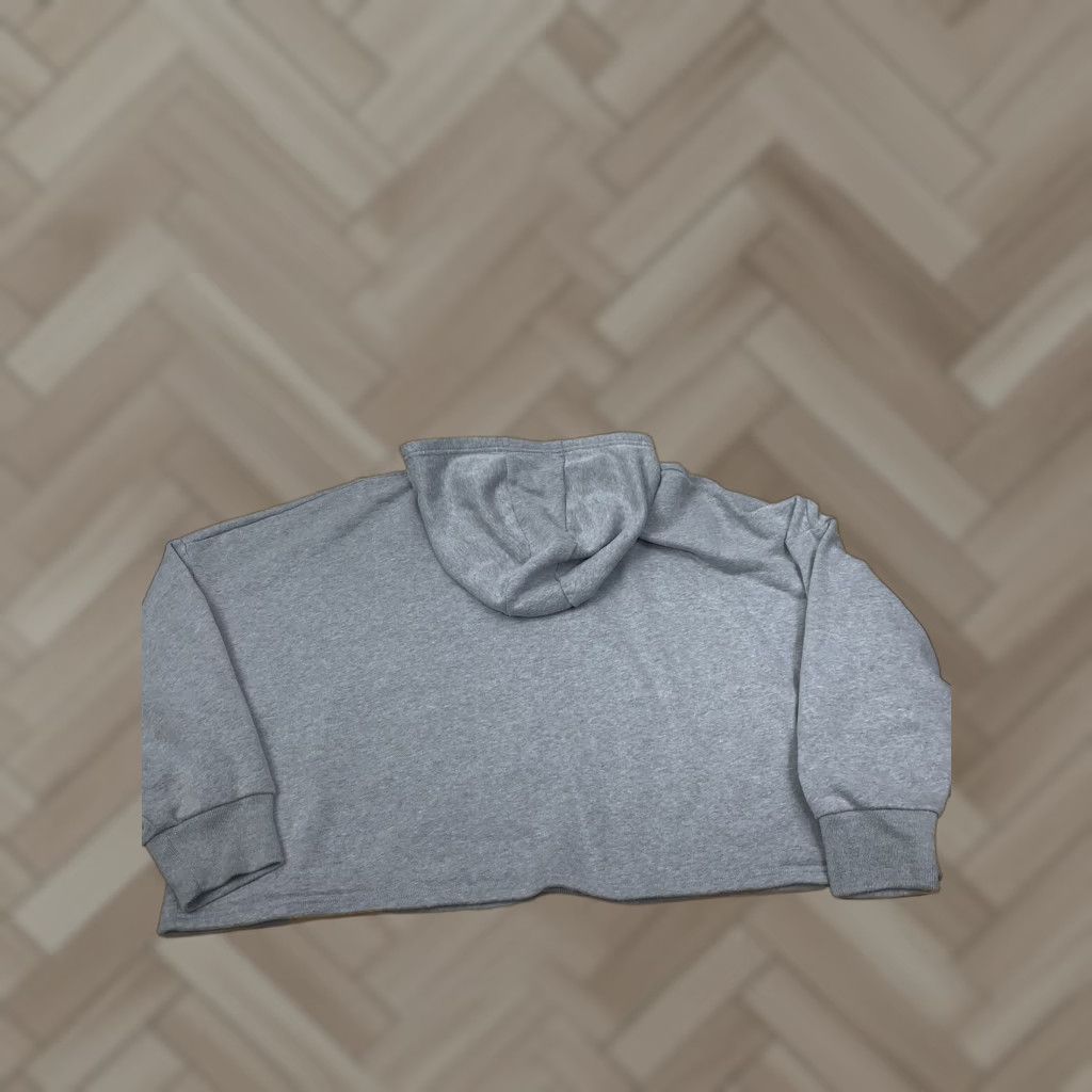 Under Armour Under Armour Womens Crop Top Hoodie Gray XL Rock Activewear Pullover Hoodie, Size XL, Gray, Women's, Activewear Size XL / US 12-14 / IT 48-50 - 1 Thumbnail