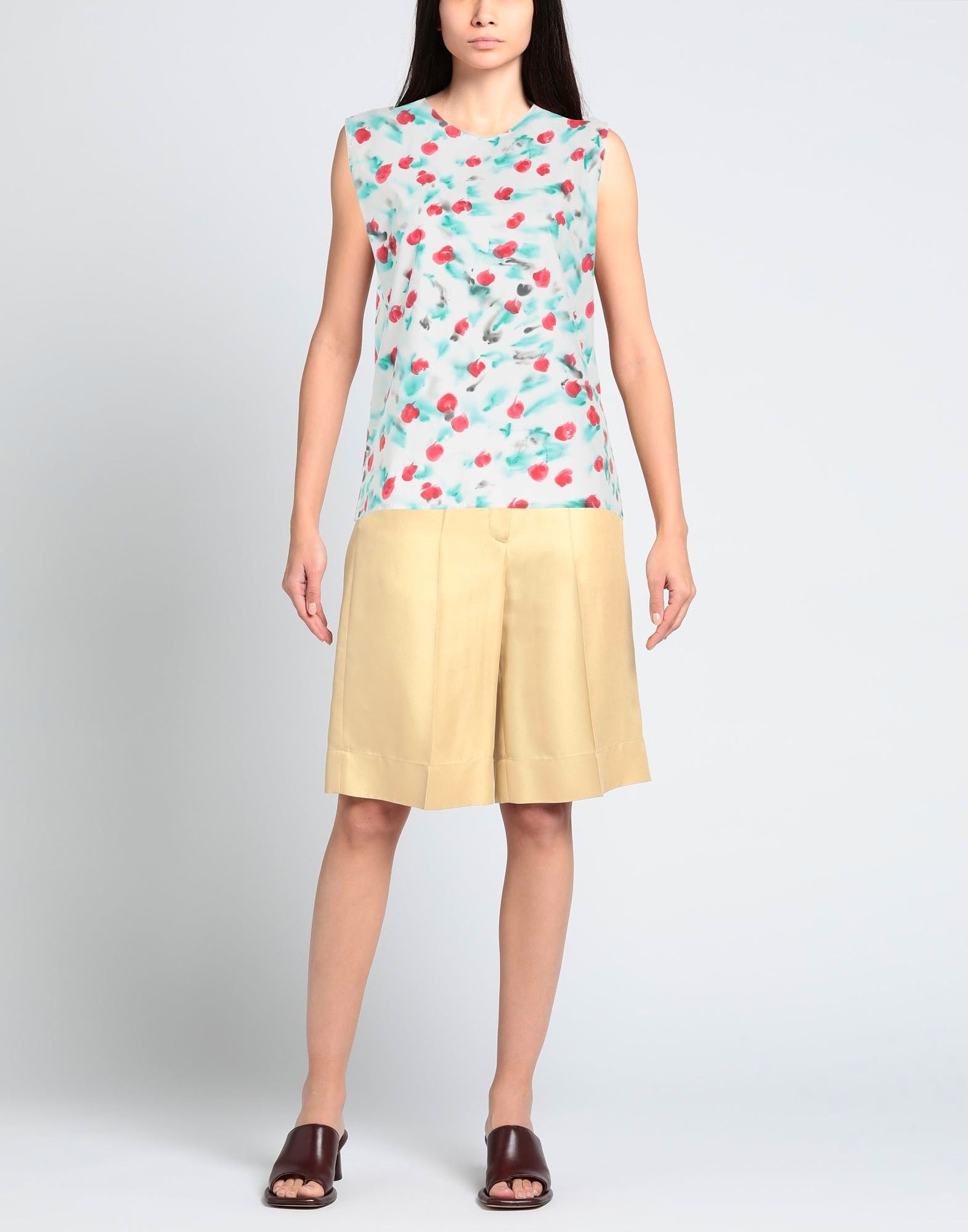 Marni o1f1d3z0525 Poplin Sleeveless Top With Reverie Print Size L / US 10 / IT 46 - 2 Thumbnail