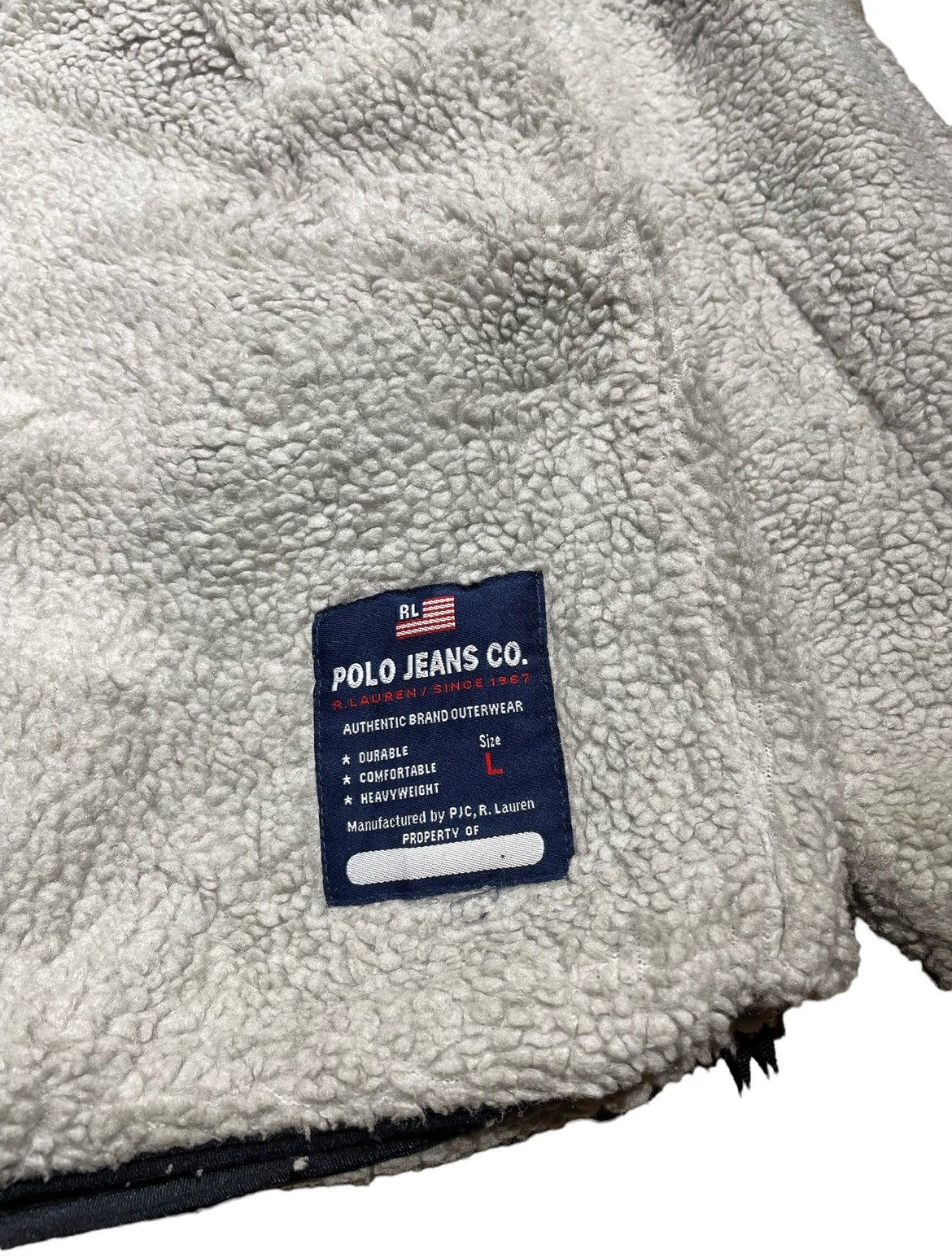 Lauren Ralph Lauren Vintage Polo Jeans Co Fleece Jacket Size US L / EU 52-54 / 3 - 11 Thumbnail