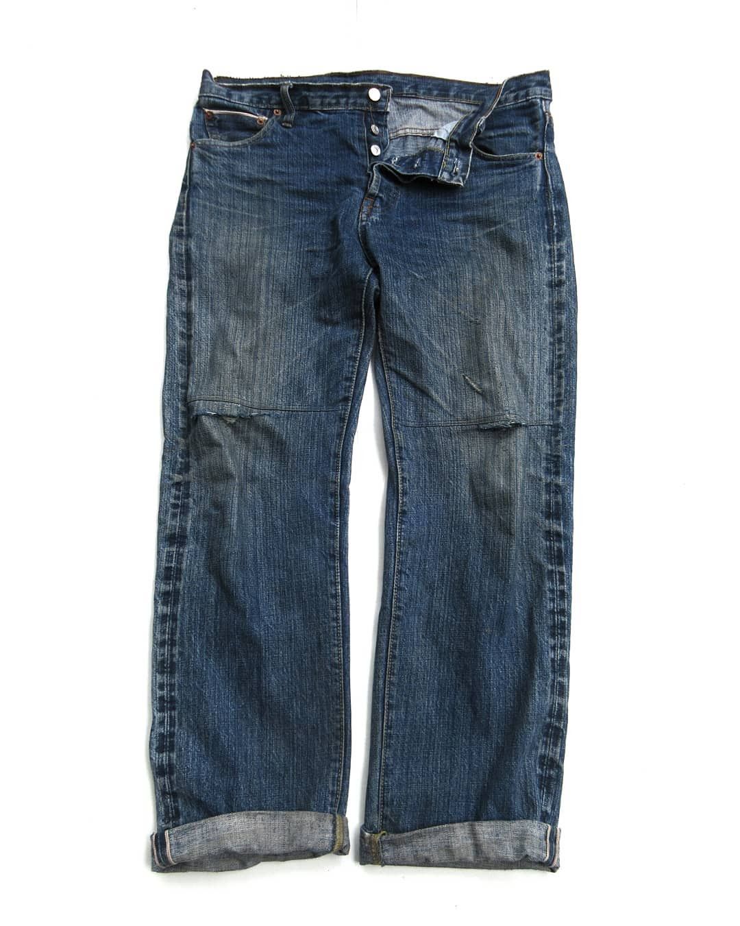 Levi's Levis strauss 501 Selvedge Blue Jeans Size W 36 L 34 Size US 36 / EU 52 - 1 Preview