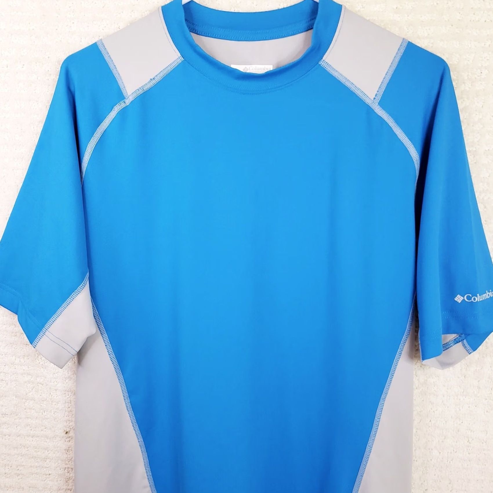 Vintage Columbia PFG Omni Shade Blue Shirt Men L Rash Guard Swim Surfing Fishing Paddle Size US L / EU 52-54 / 3 - 2 Thumbnail