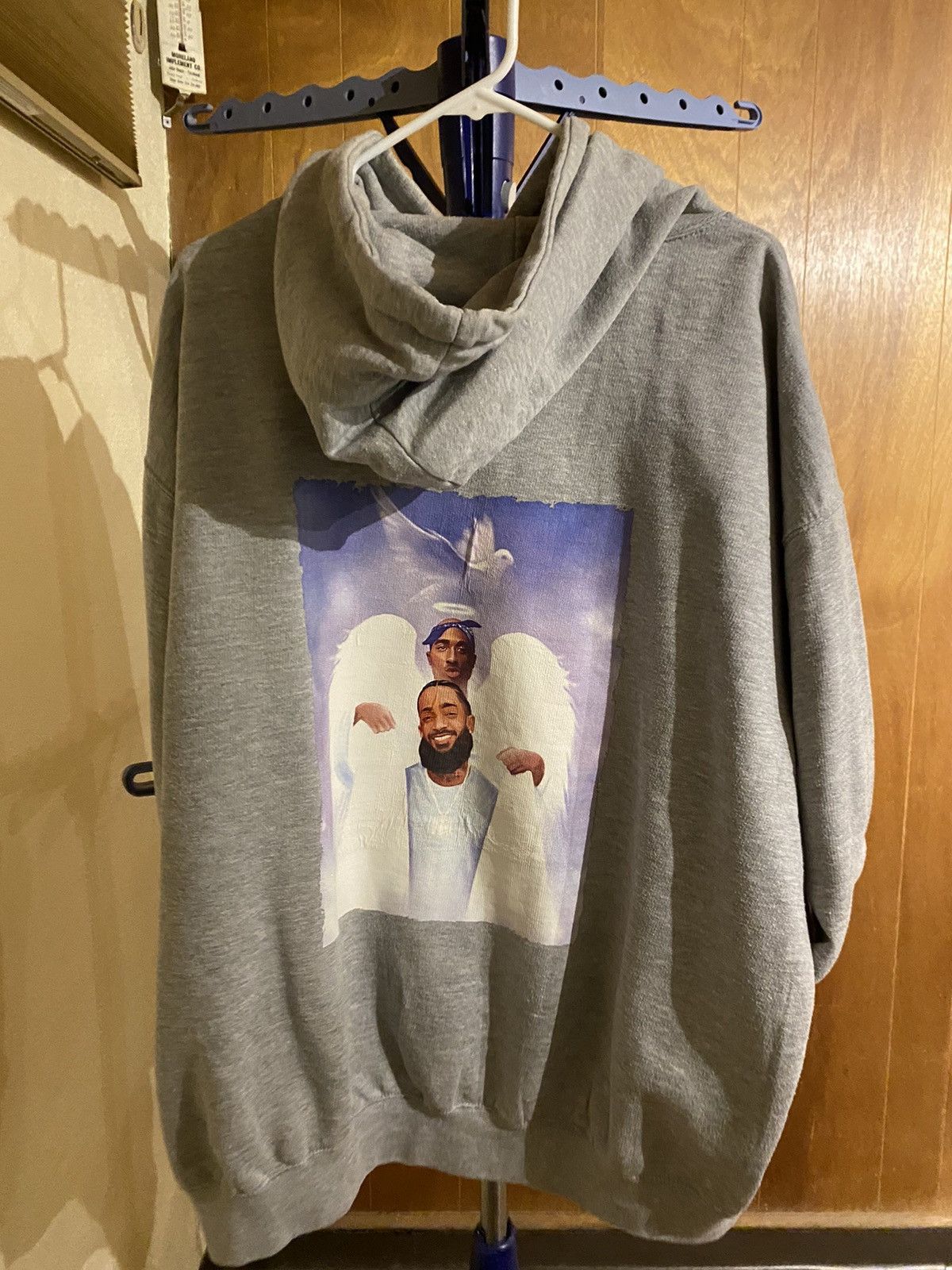 Vintage Nip x Tupac hoodie Size US XXL / EU 58 / 5 - 2 Thumbnail