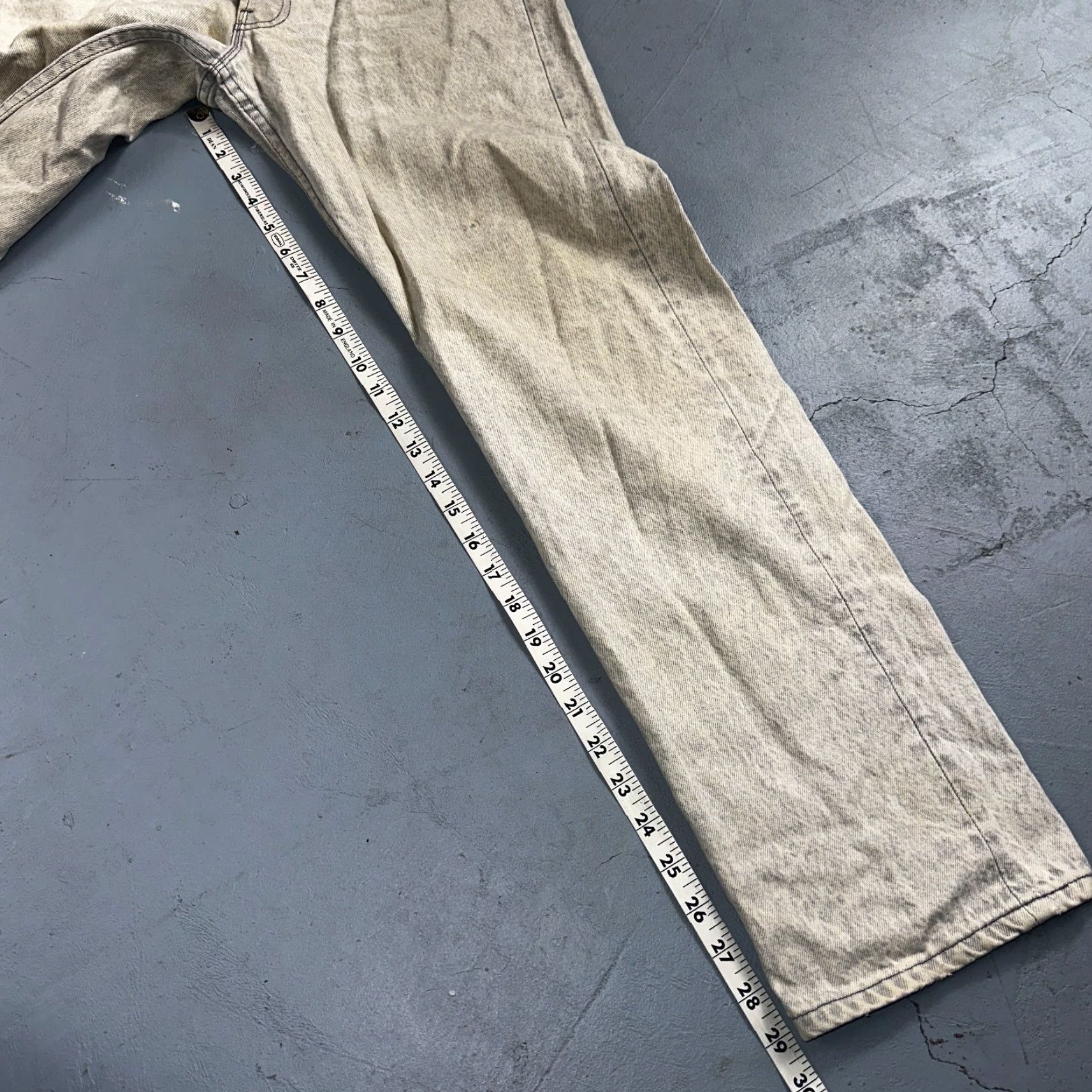 Levi's VINTAGE Levi's 501 Jeans Men 31 Gray Light Wash 90s Straight Leg Denim Cotton Medium Rise Size US 31 - 5 Thumbnail