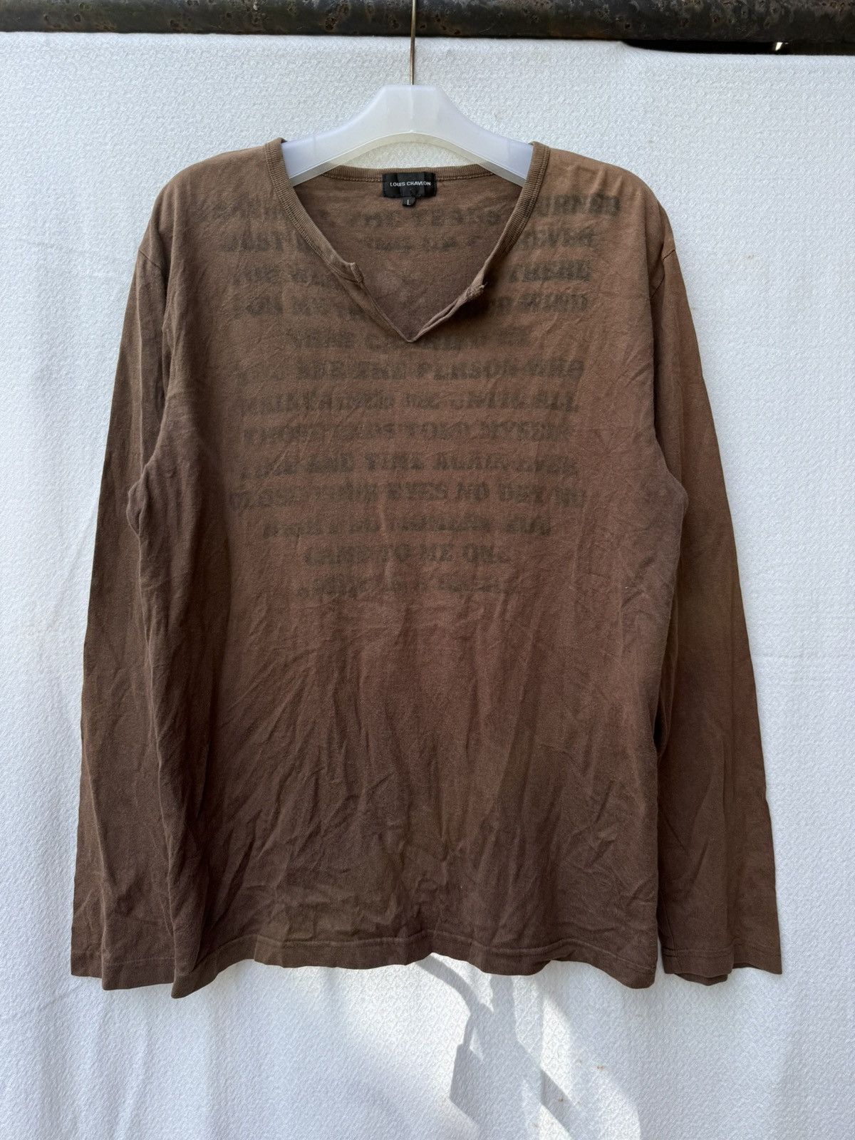Hysteric Glamour Louis chavlon poem longsleeve Size US L / EU 52-54 / 3 - 1 Thumbnail