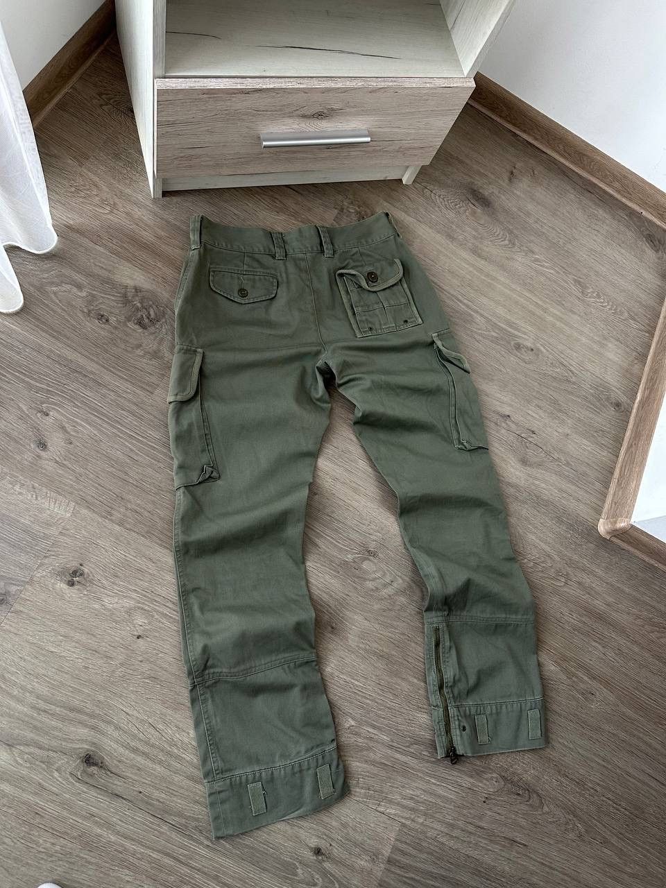 Polo Ralph Lauren × Vintage Vintage Polo Ralph Lauren Green Pocket Zip Cargo Pants Size US 36 / EU 52 - 17 Thumbnail