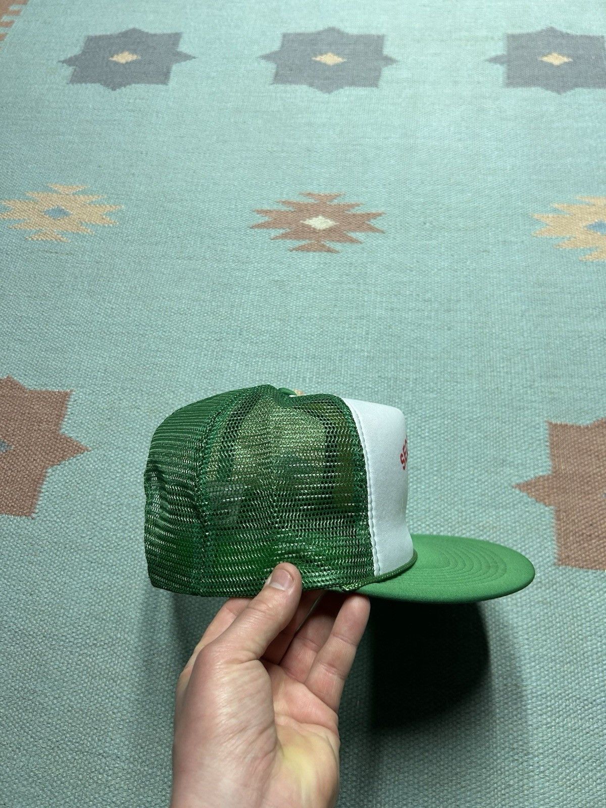 Vintage Vtg trucker hat Secord Lake Grocery Michigan deer buck anima Size ONE SIZE - 9 Thumbnail