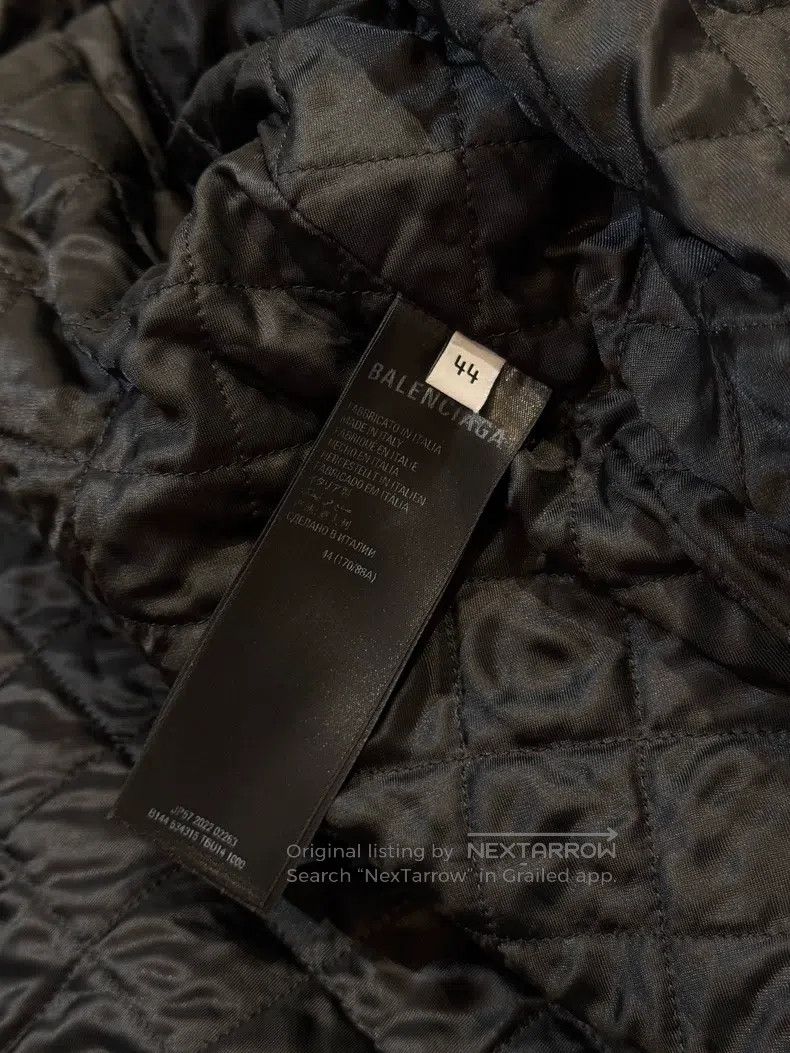 Balenciaga Balenciaga Black Wool Logo Cotton Jacket - Size 44 Size US S / EU 44-46 / 1 - 5 Thumbnail