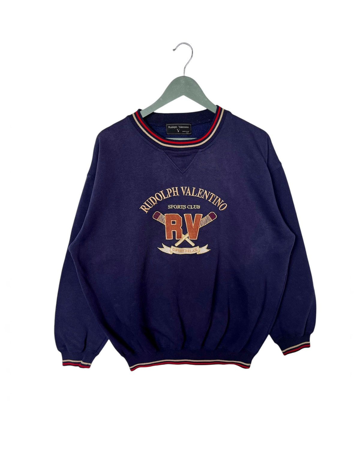 Vintage Vintage Rudolph Valentino Sweatshirt Size US L / EU 52-54 / 3 - 1 Thumbnail