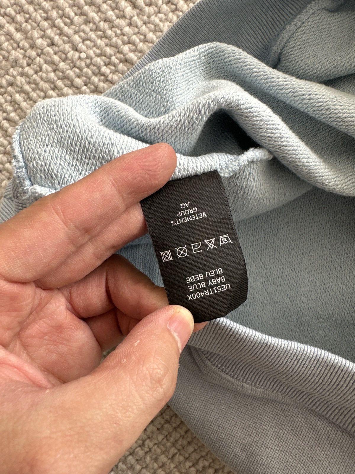 Vetements Blue Unicorn Hoodie Size US S / EU 44-46 / 1 - 5 Thumbnail