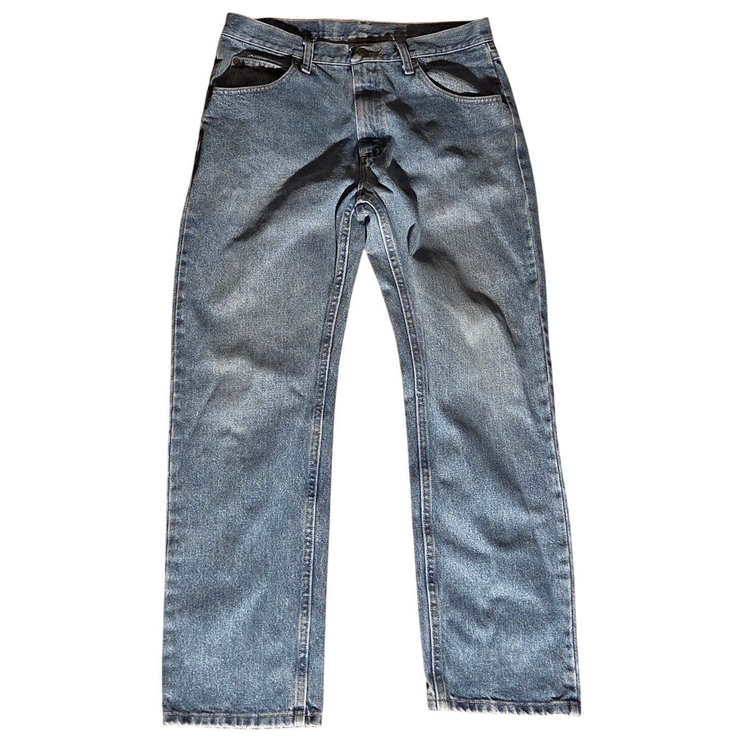 Wrangler Men's Wrangler Classic Fit Jeans - Blue, 33x30 Size US 33 - 1 Thumbnail