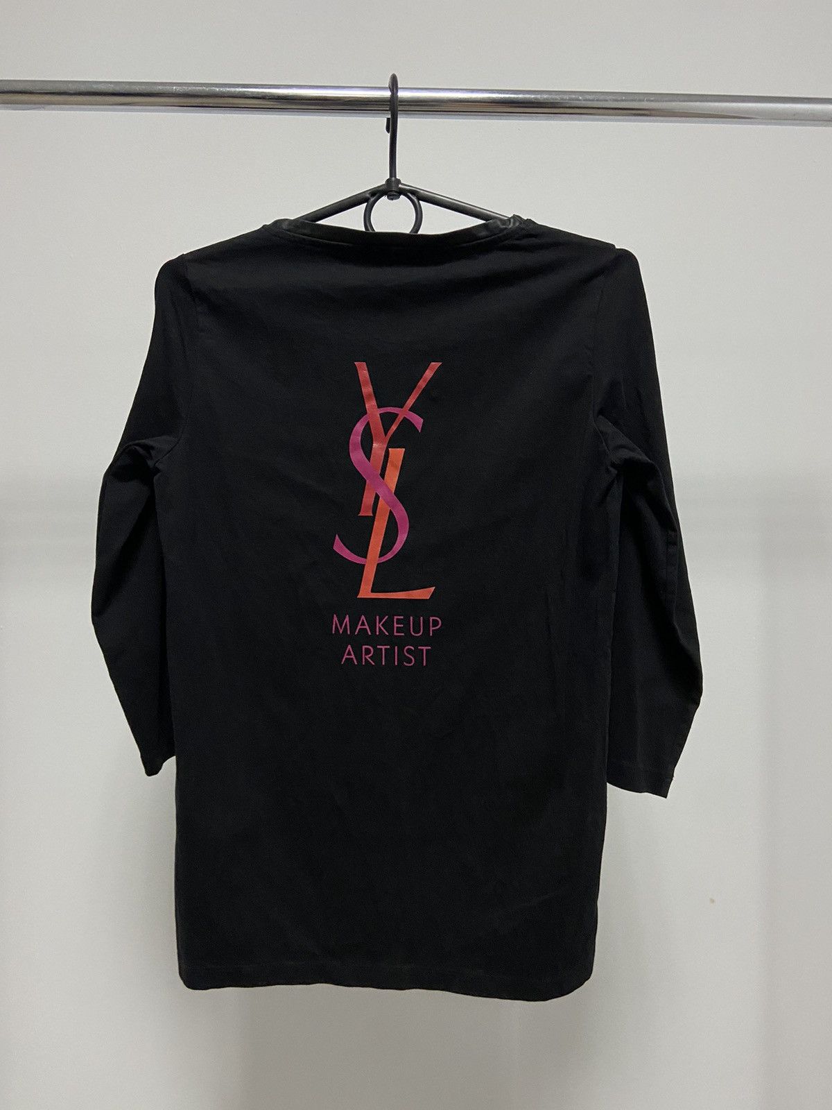 Vintage × Yves Saint Laurent Yves Saint Laurent Make Up Artist T-Shirt Vintage Big Logo Size S / US 4 / IT 40 - 1 Thumbnail
