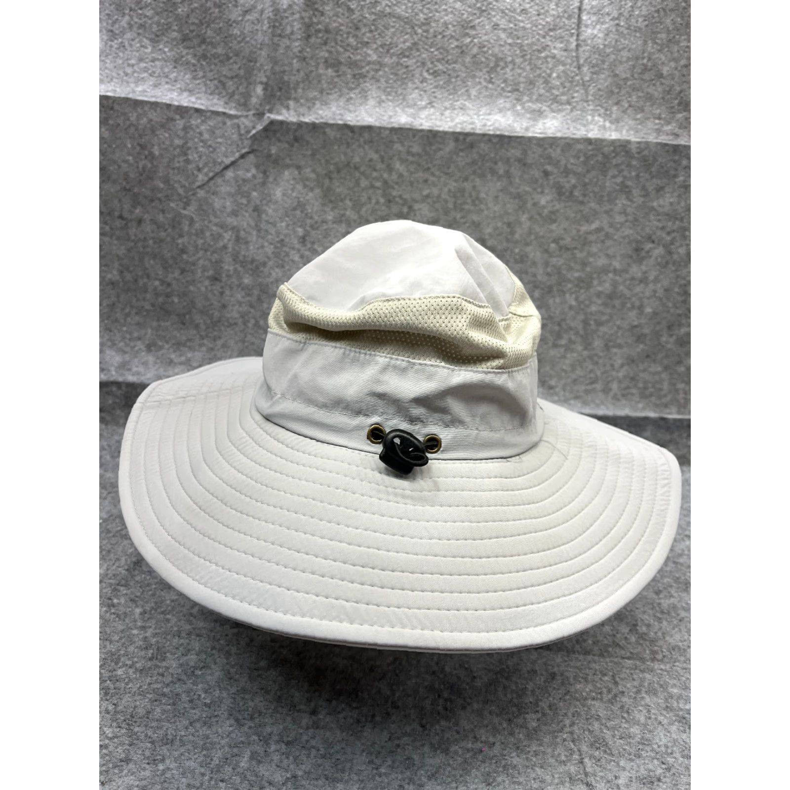 Vintage Sport Hat Adult One Size Gray Nylon Bucket Hat Logo Camping Fishing Hiking Travel Workwear Adjustable Breathable Lightweight Seasonal Men’s Cap Size ONE SIZE - 6 Thumbnail