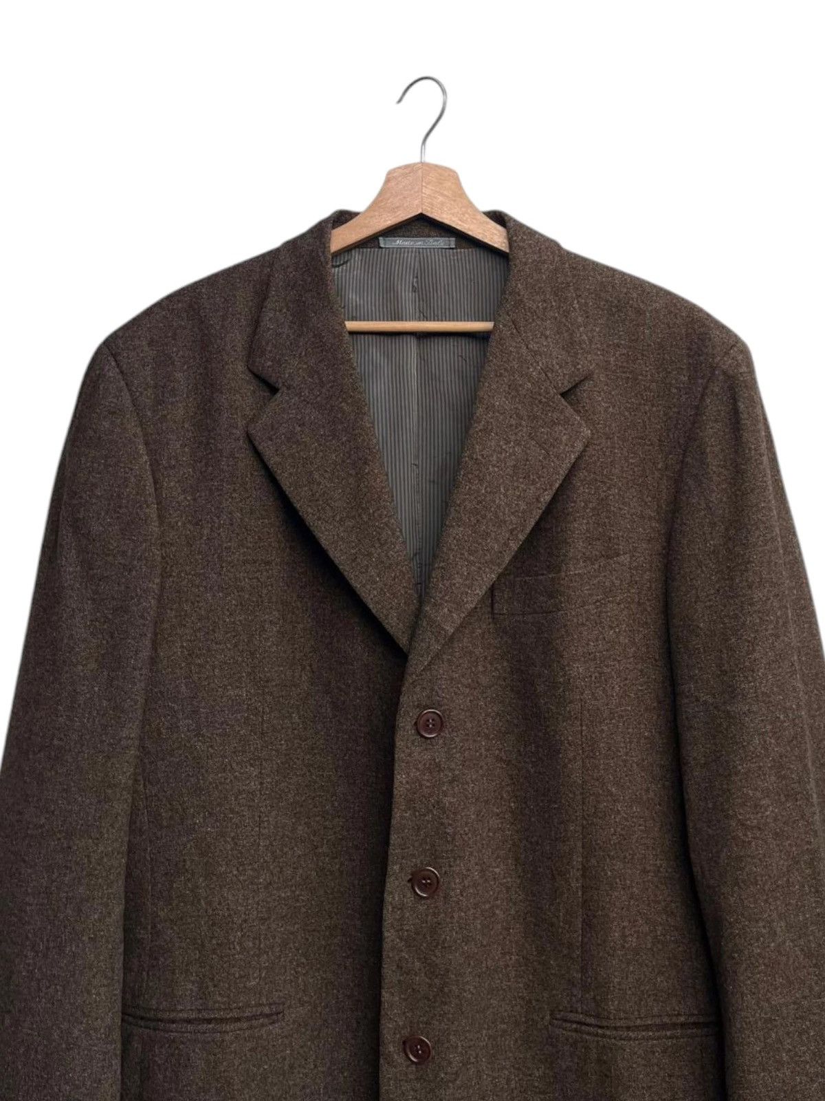 Salvatore Ferragamo Salvatore Ferragamo Wool Cashmere Jacket Size US L / EU 52-54 / 3 - 8 Thumbnail