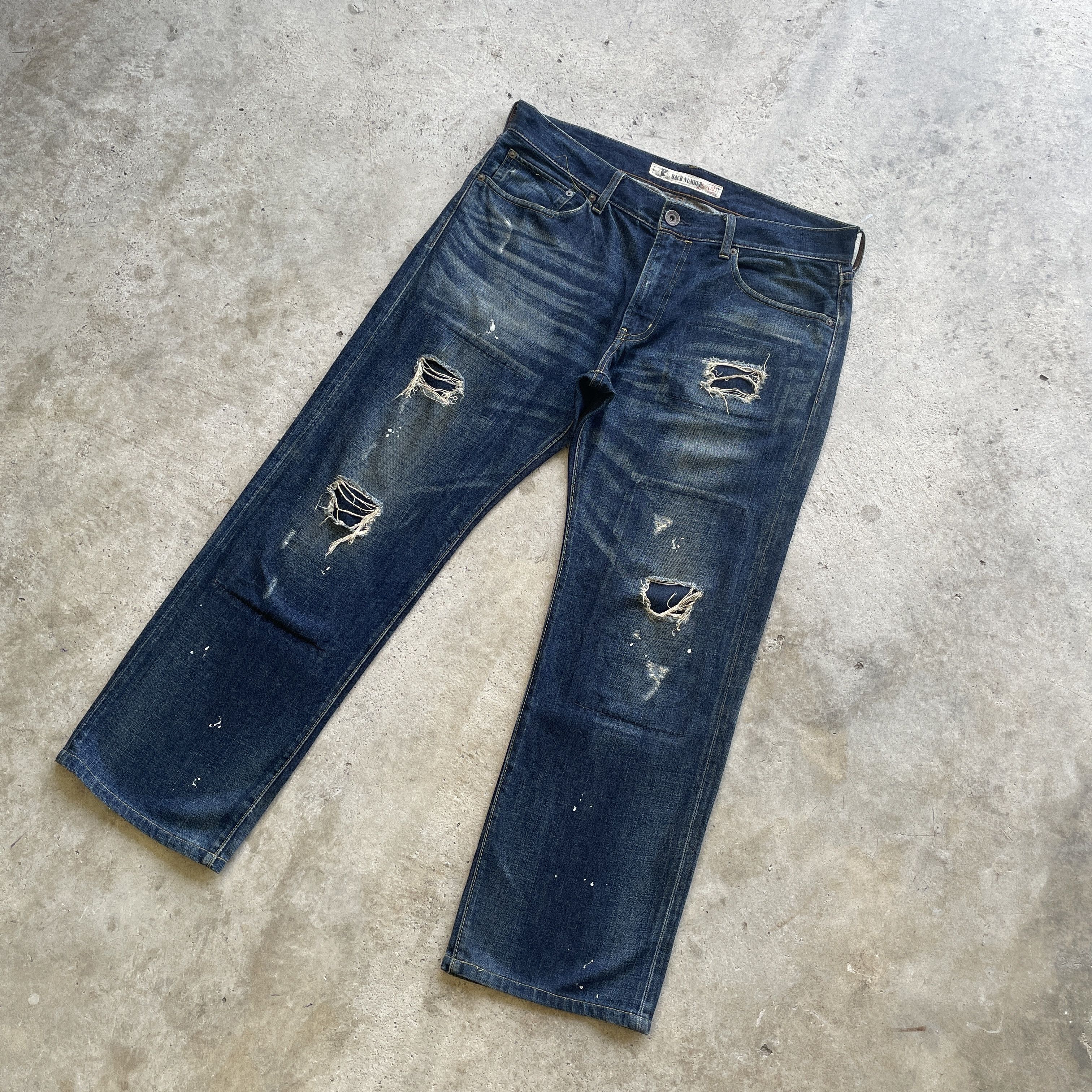 Japanese Brand Jeans Jean Diadem x Back Number Selvedge japon 