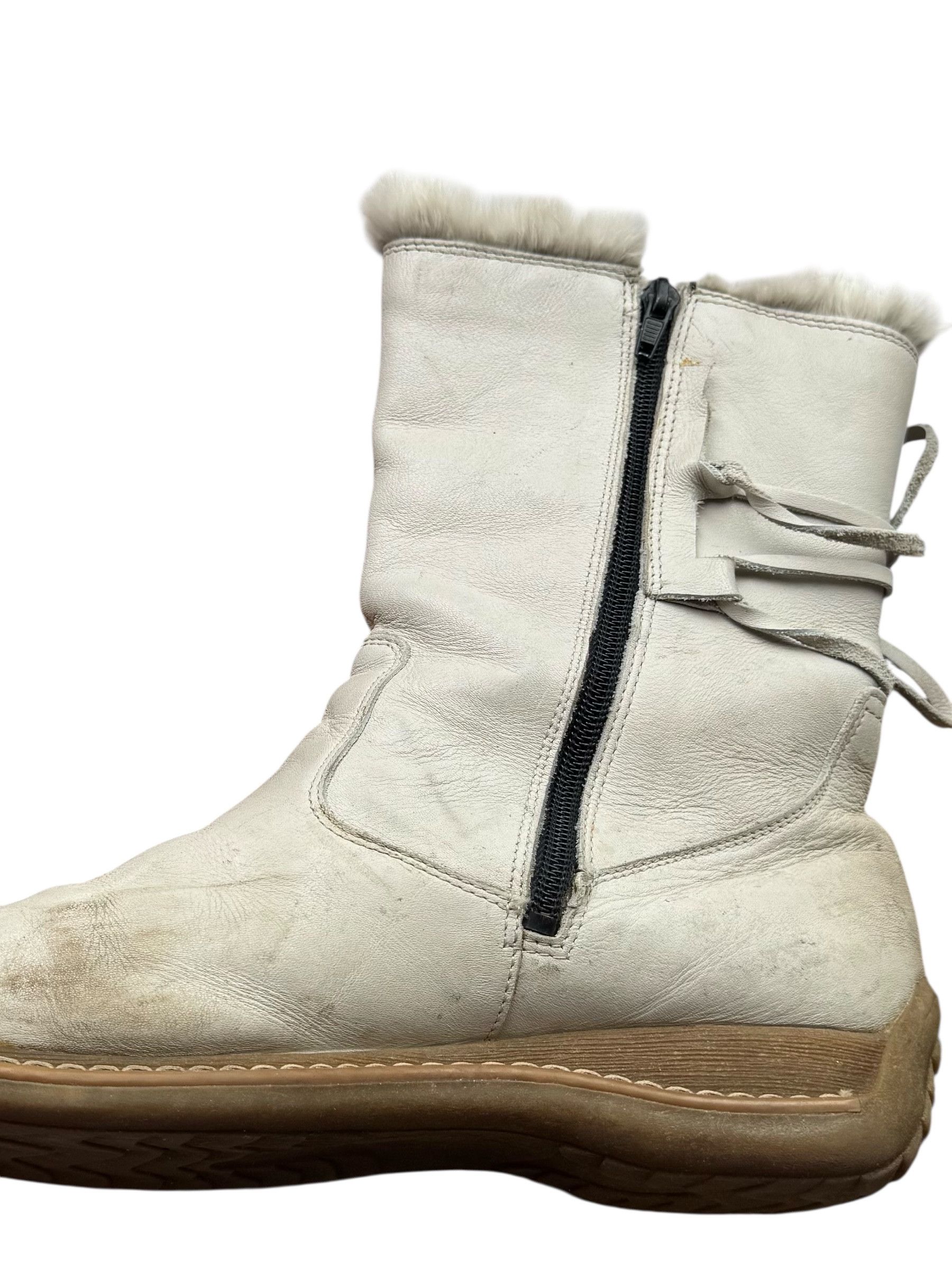 Vintage Leather Boots From The 90's (V50) Size US 11 / IT 41 - 3 Thumbnail
