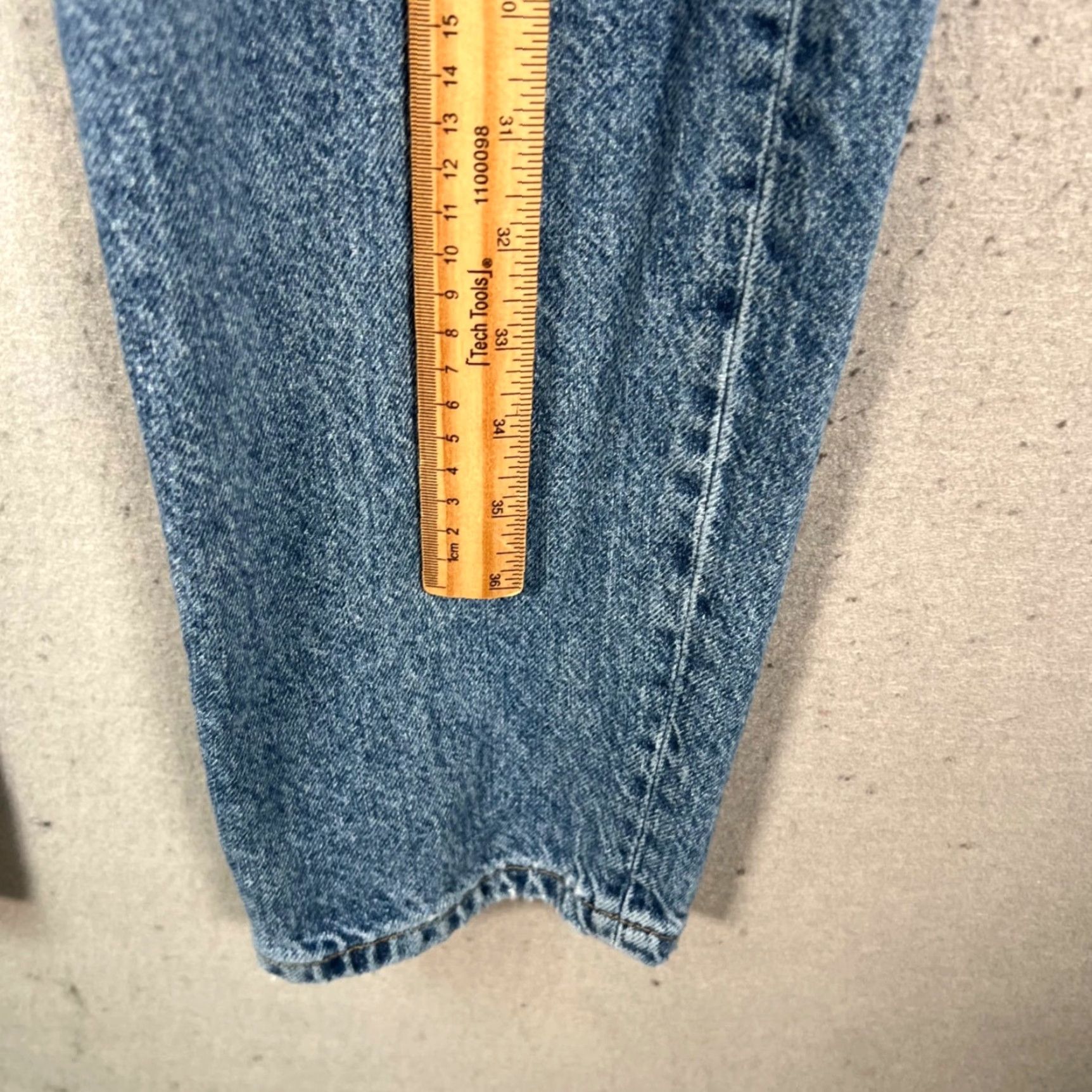 Zara Zara x Rhude Jeans Mens Size 32 Blue 100% Cotton Denim Straight Leg 5-Pocket Design Vintage N/A Size US 32 / EU 48 - 6 Thumbnail