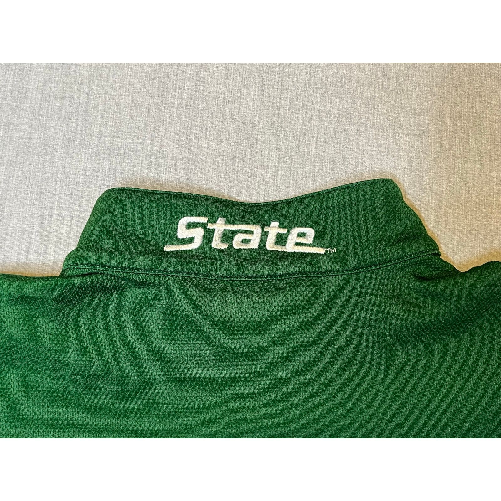 Nike × Vintage Vintage Nike Team Michigan State Quarter Zip Shirt Large Size US L / EU 52-54 / 3 - 5 Thumbnail