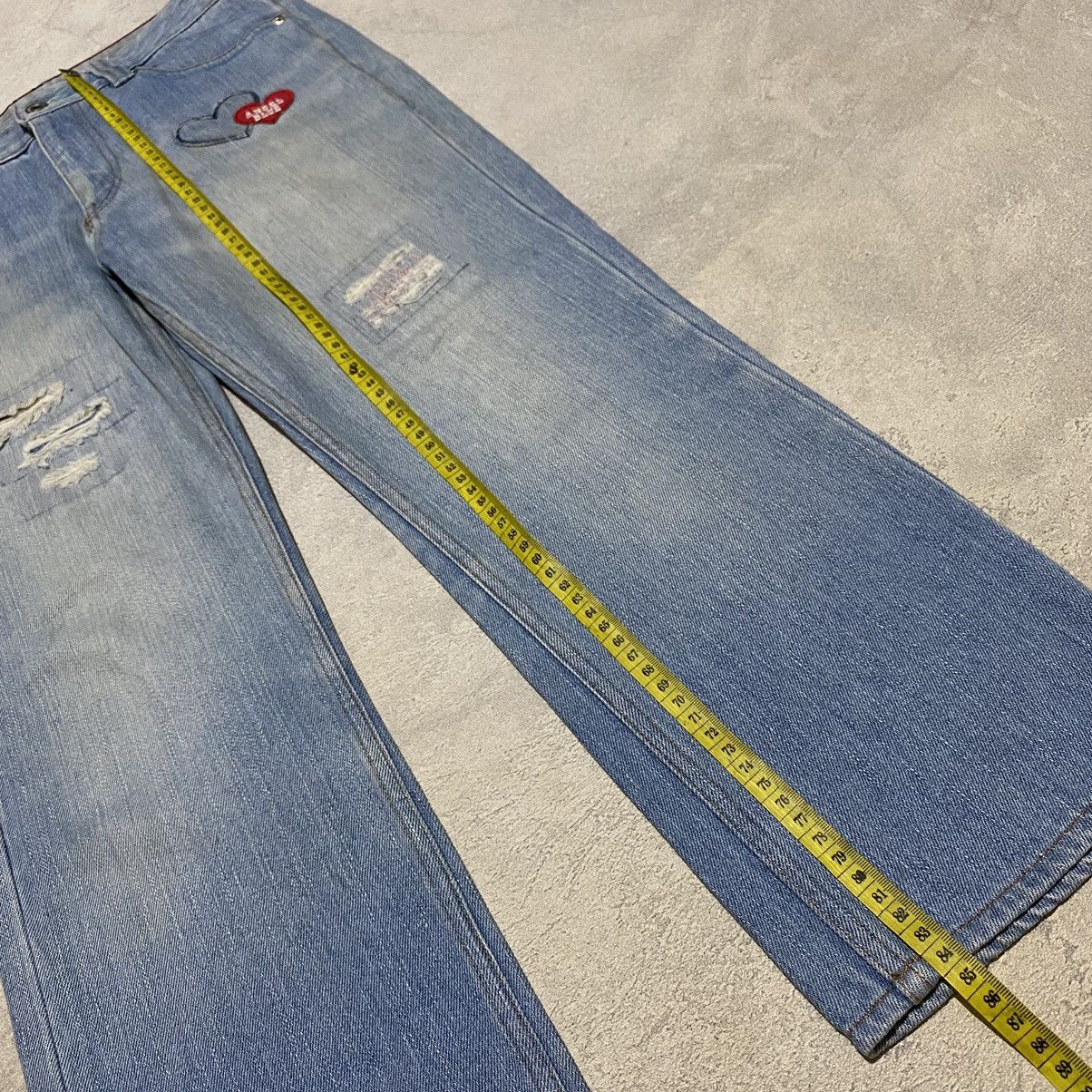 Angel Blue Angel Blue Distressed Patch Jeans Pants Size 31" - 13 Thumbnail