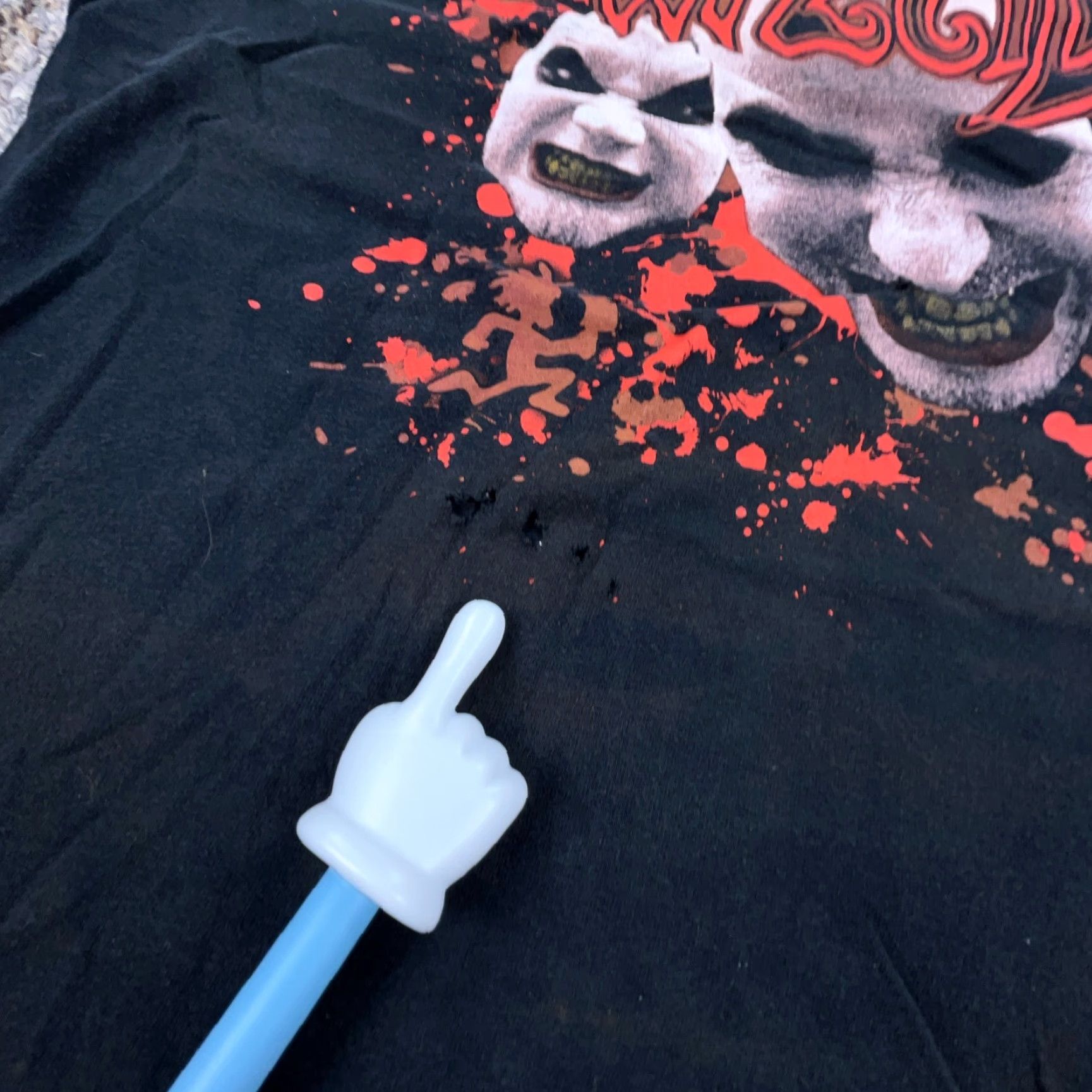 Anvil VINTAGE Insane Clown Posse Shirt Men L Black ICP Twisted Trashed Grunge Size US L / EU 52-54 / 3 - 4 Thumbnail