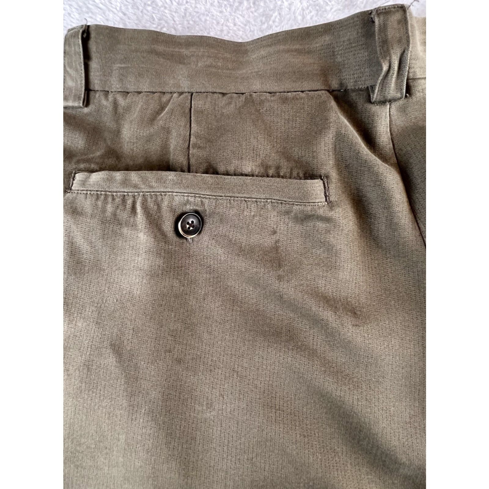 Tommy Bahama Tommy Bahama Shorts Mens 36L Beige Silk Blend Pleated Beach Travel Golf Chino Casual Size US 36 / EU 52 - 5 Thumbnail