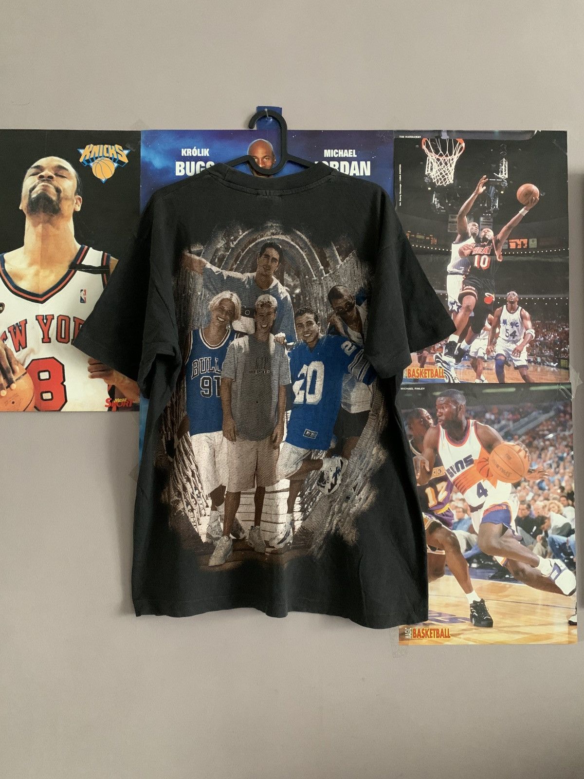 Band Tees 90s Vintage Backstreet Boys Front&Back Print Bootleg Tee Size US M / EU 48-50 / 2 - 4 Thumbnail