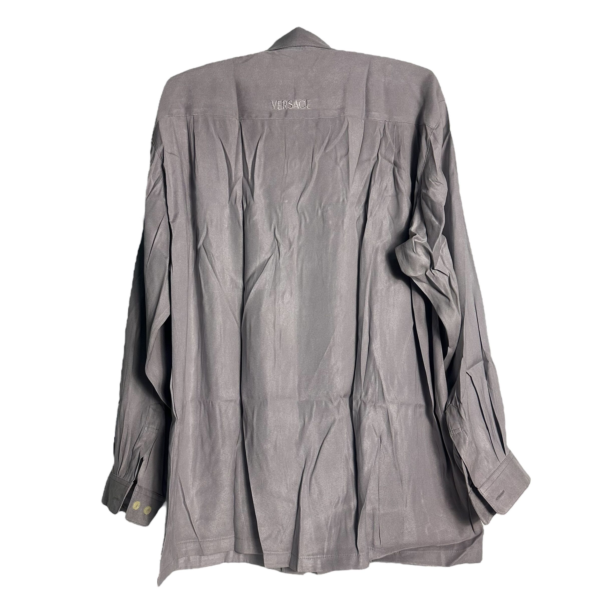 Versace Jeans Couture 🔥RARE🔥Vintage Versace Jeans Couture Silk Button Up Shirt Size US M / EU 48-50 / 2 - 4 Thumbnail