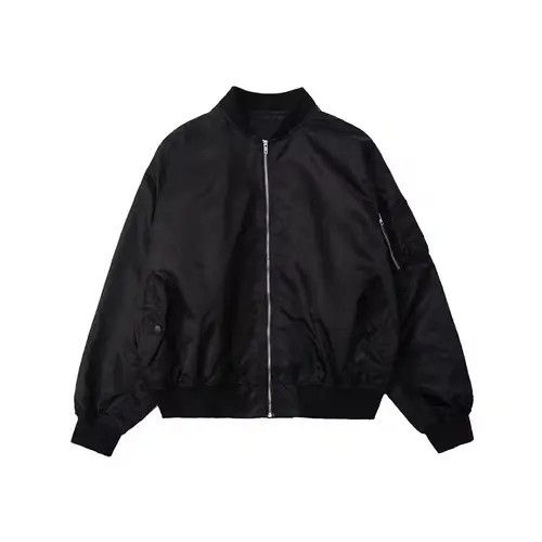 Skeleton Graphic Black Bomber Jacket