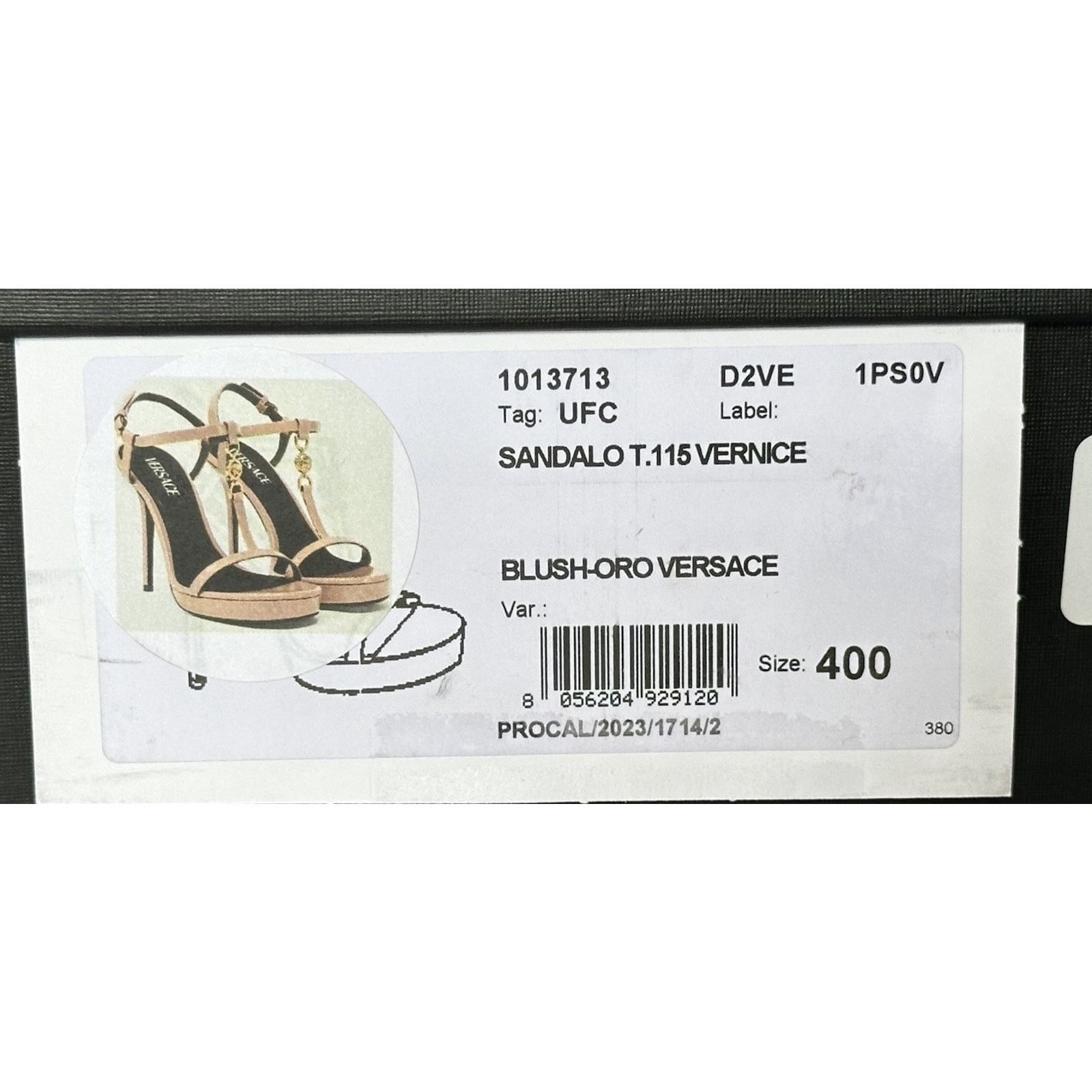 Versace Versace Leather Pump Shoes Sandals Blush 10 US 013713 Size US 10 / IT 40 - 17 Thumbnail