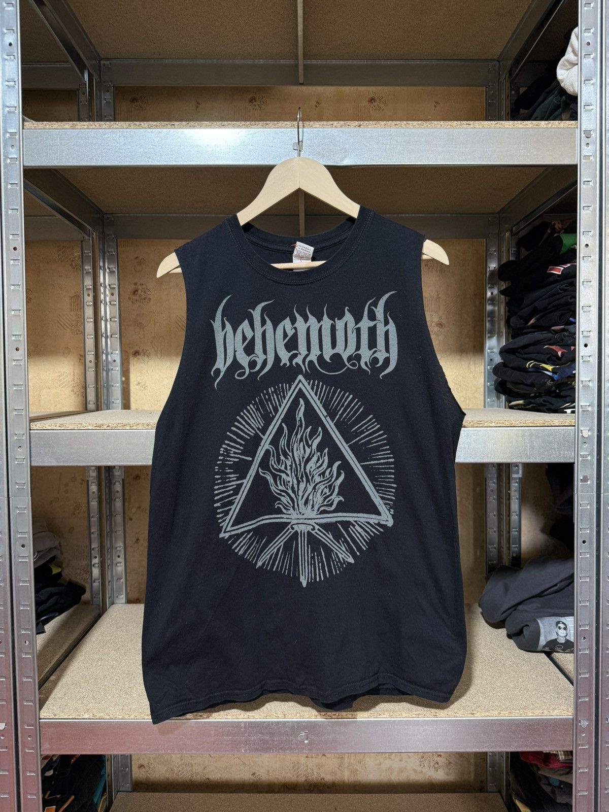 Band Tees × Vintage Vintage 20014 Behemoth Metal Rock Band T-Shirt Sleveless Size US L / EU 52-54 / 3 - 1 Thumbnail