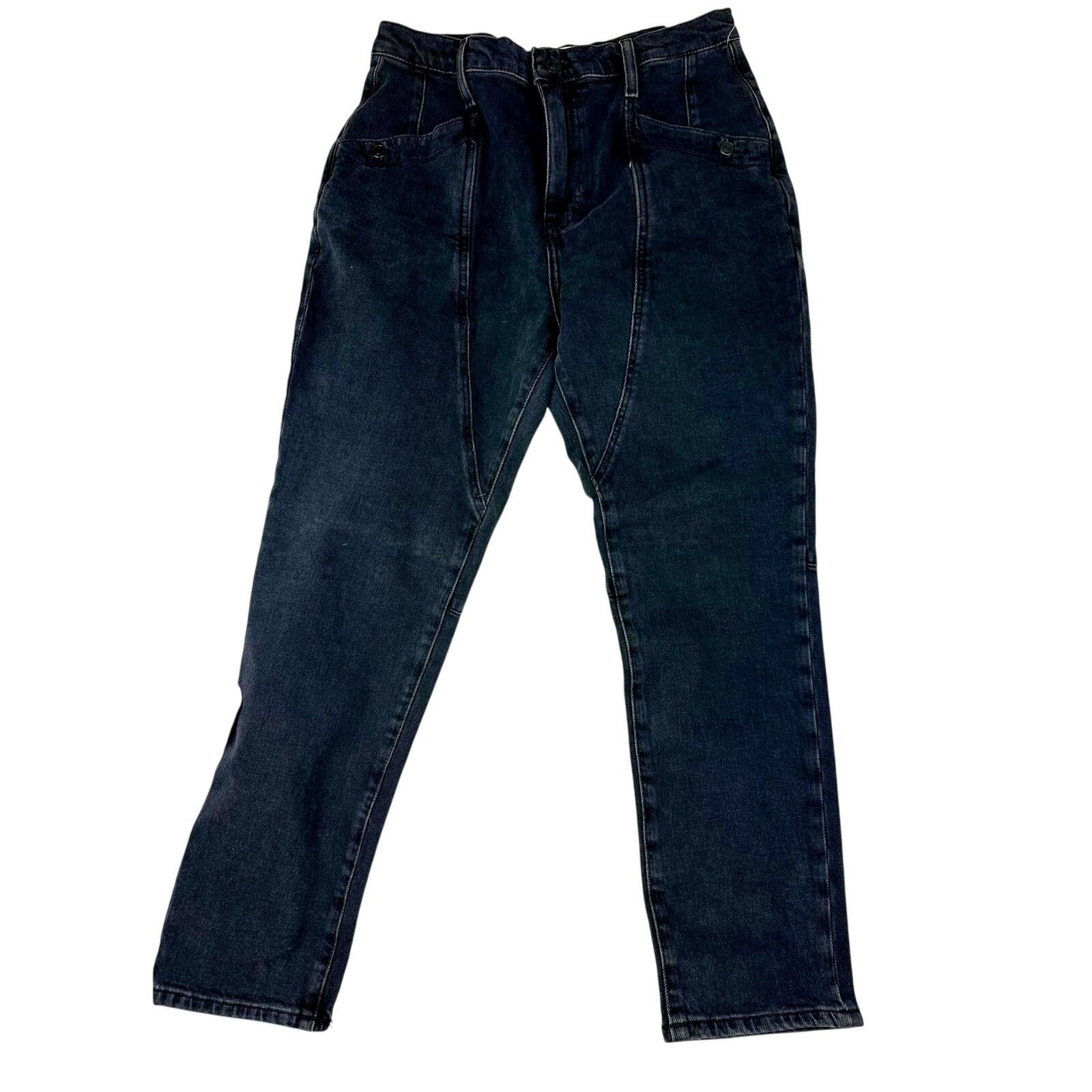 Free People Free People Beacon Mid Rise Slim Crop Jeans Black Quartz 30 Size 30" / US 8 / IT 44 - 10 Thumbnail