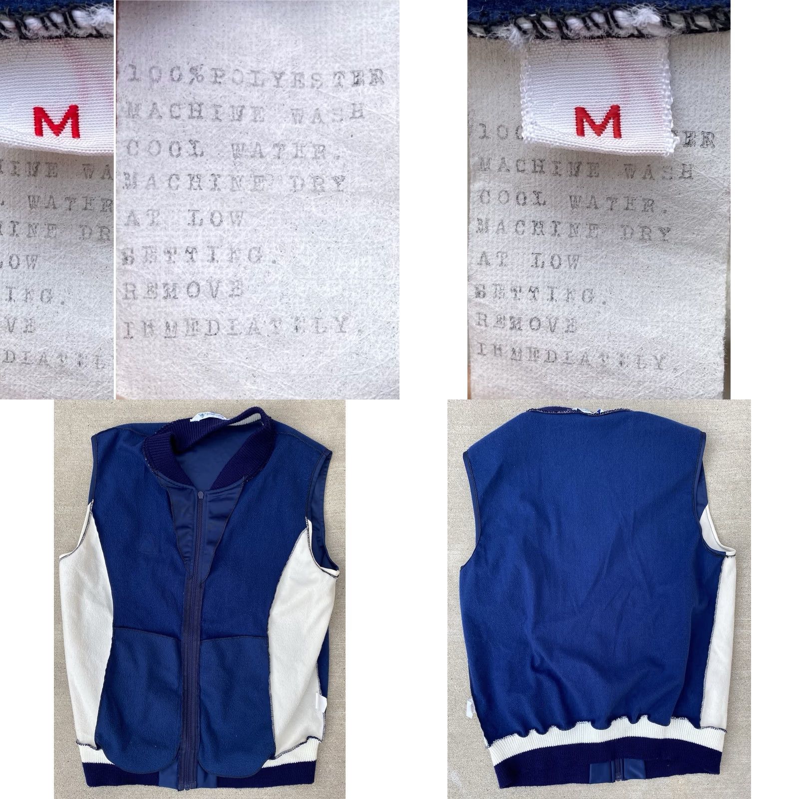 Le Coq Sportif VINTAGE Le Coq Sportif Track Vest M Blue White Rooster Logo Zip Vest Mens Vintage) Size US M / EU 48-50 / 2 - 9 Thumbnail