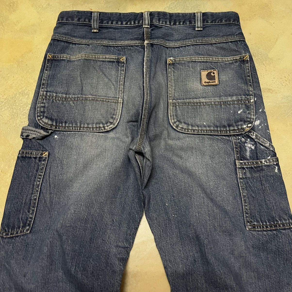 Carhartt Carhartt Carpenter Pants Distressed Style Size US 33 - 15 Thumbnail