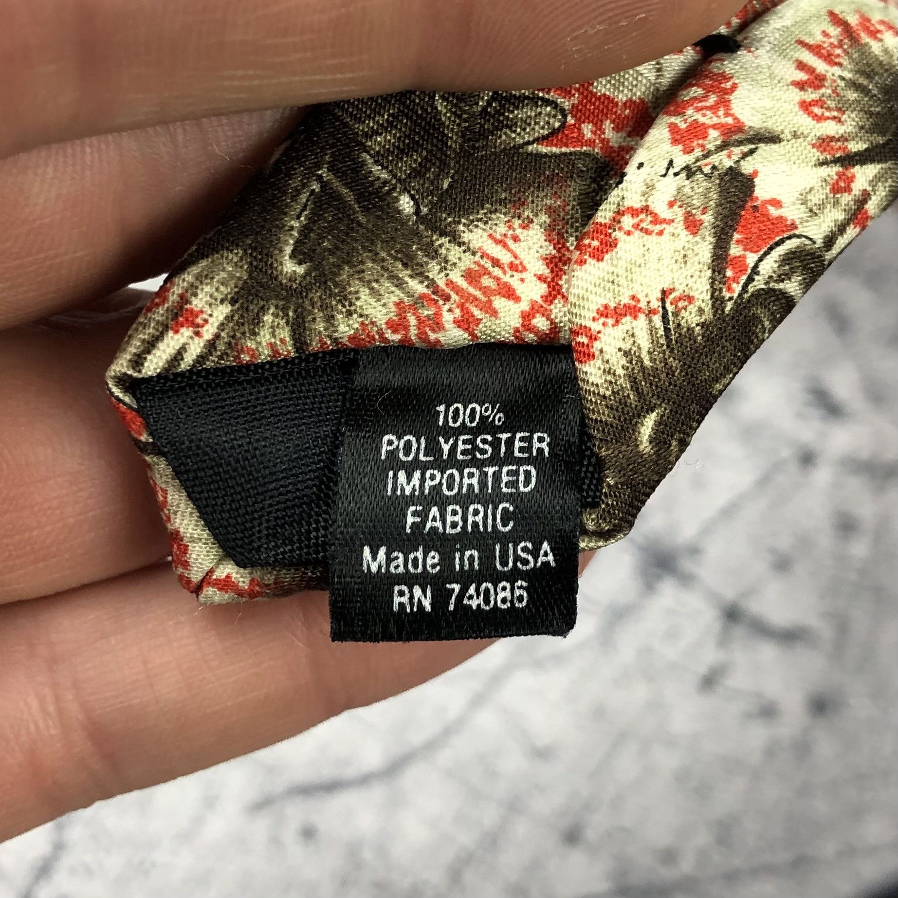 Expert Horror Vintage 90s Jurassic Park Dilophosaurus Spitter Dino Tie Size ONE SIZE - 4 Thumbnail