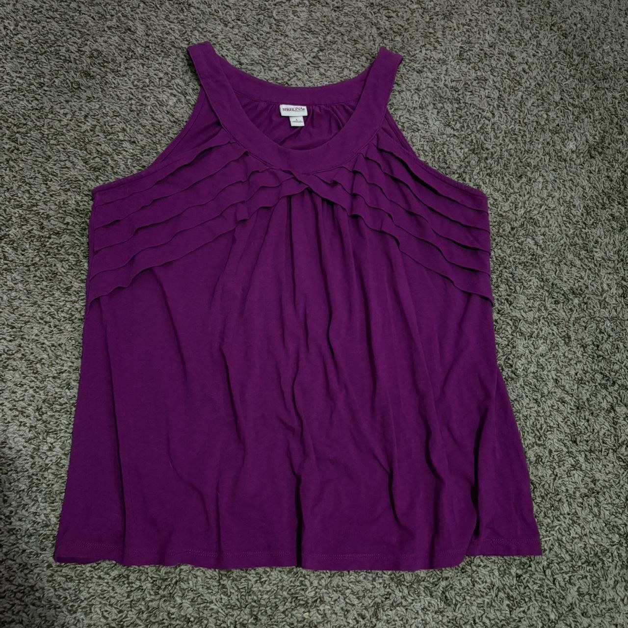 Merona Purple Y2K halter neck tank top Size L / US 10 / IT 46 - 1 Thumbnail