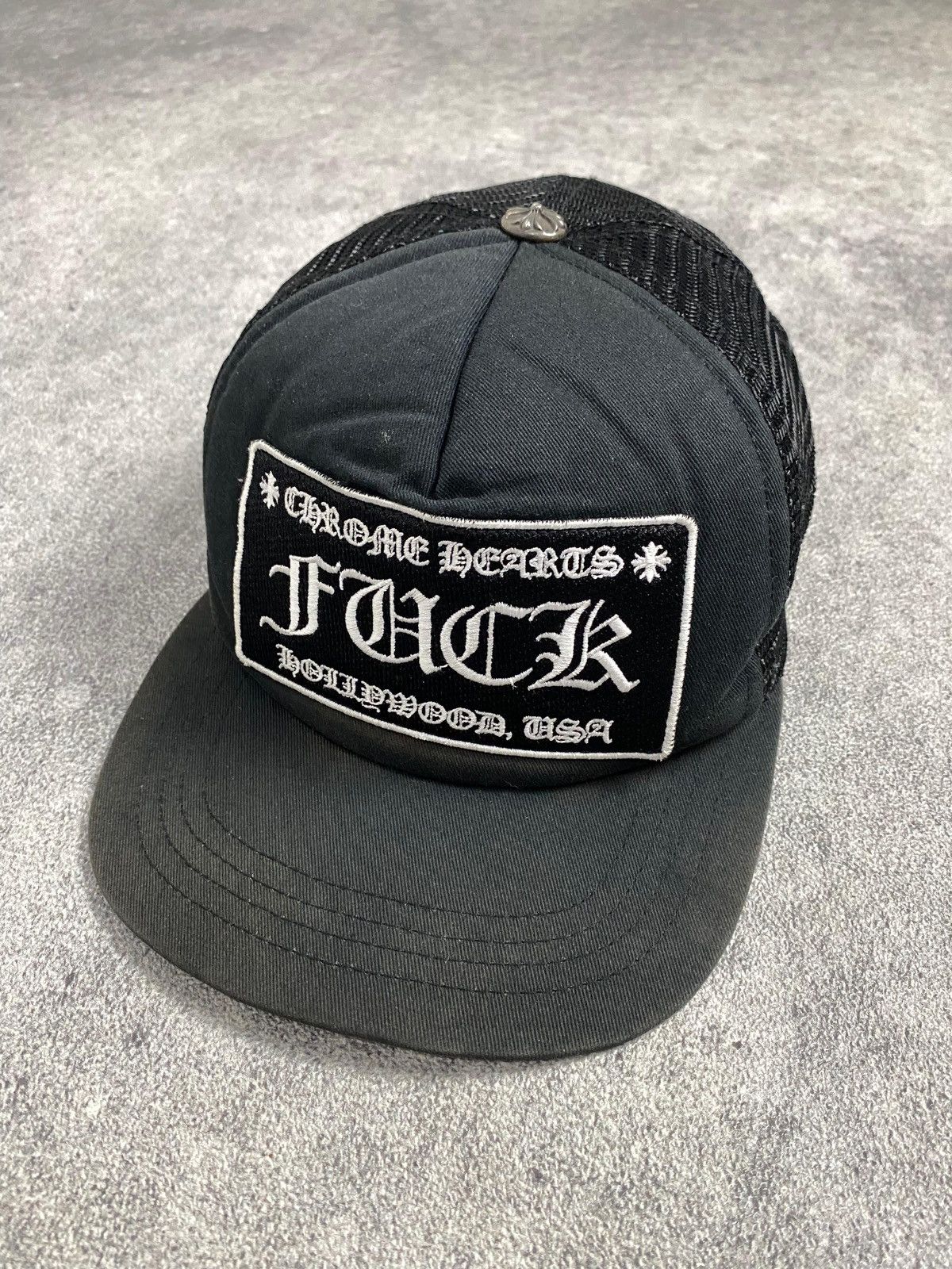 Chrome Hearts Fuck Trucker Hat | Grailed