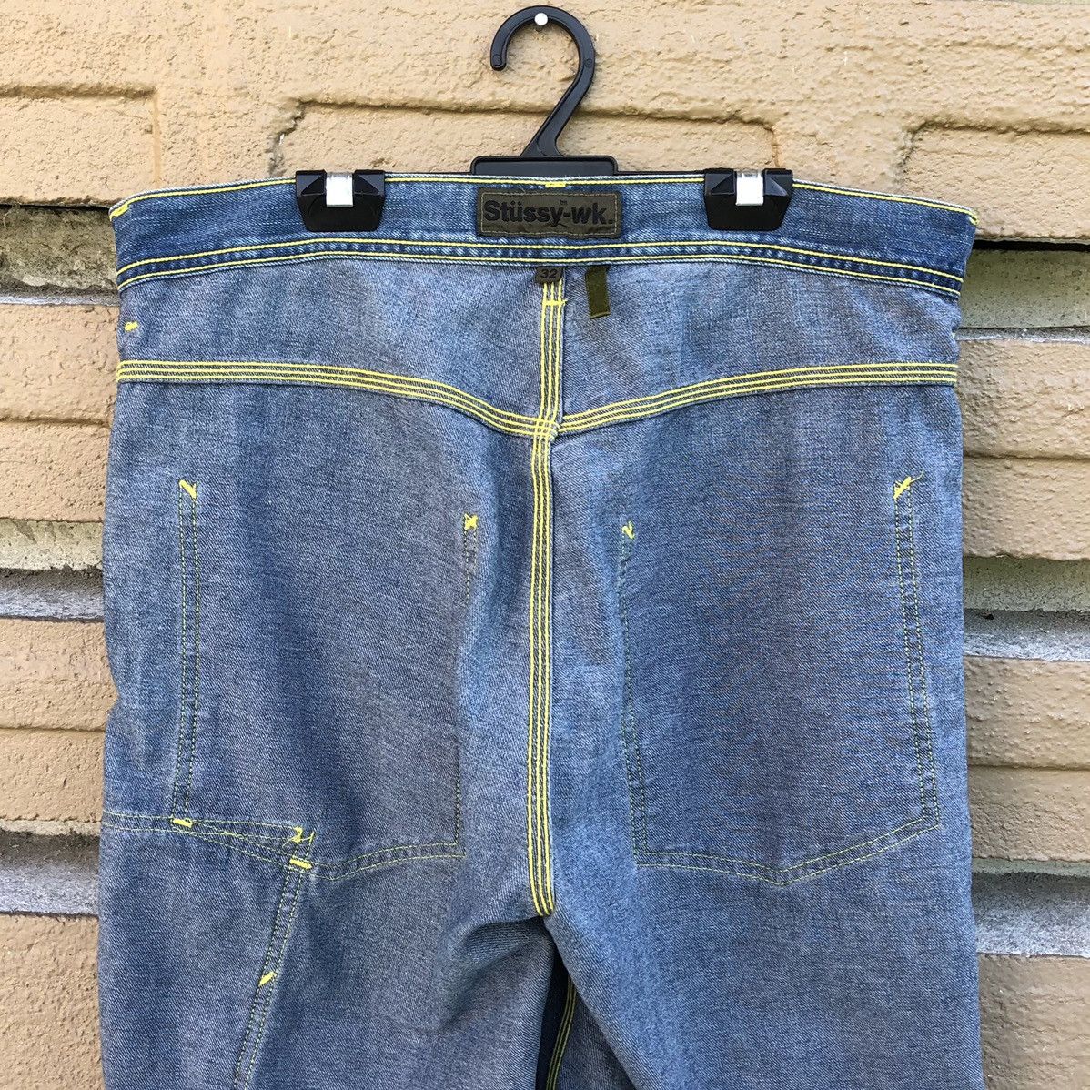 Stussy Vintage Stussy-WK Worker Labour Jeans Denim Pants USA 🇺🇸 Size US 32 / EU 48 - 14 Thumbnail