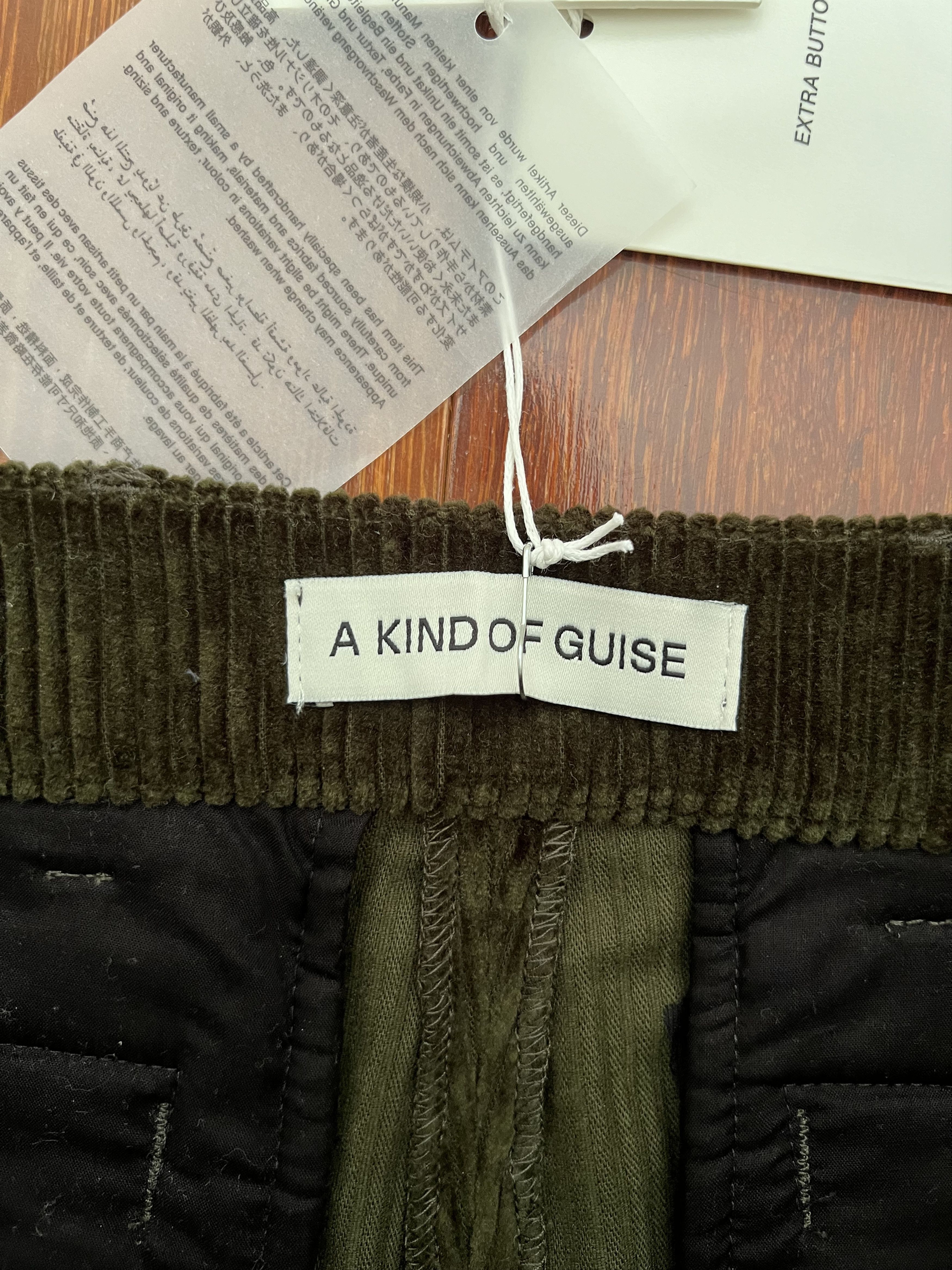 A Kind Of Guise 💚 AW23 A Kind Of Guise Vali Chino Olive Corduroy NEW Size US 32 / EU 48 - 8 Thumbnail
