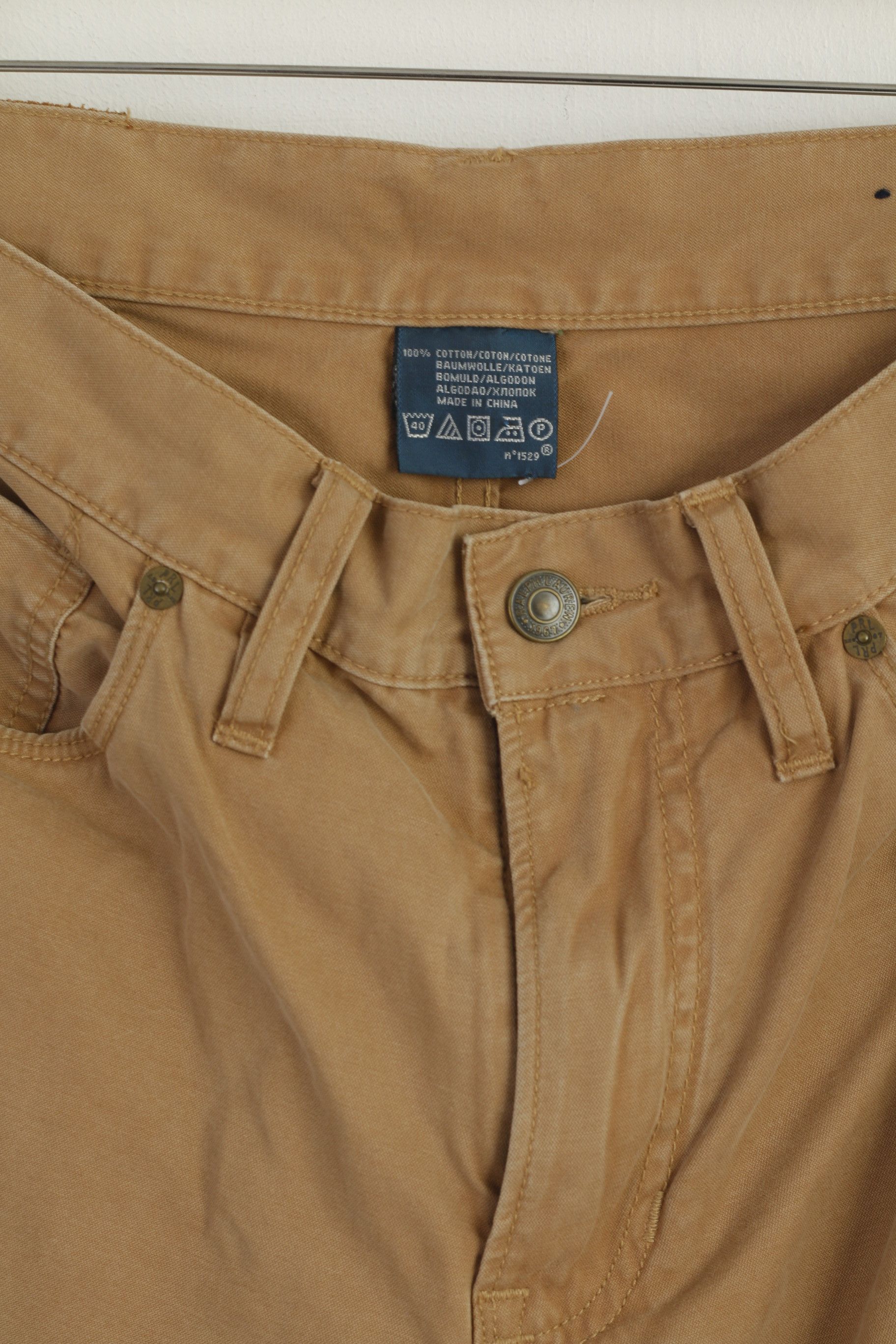 Polo Ralph Lauren Polo Ralph Lauren Men 30 Trousers Brown Cotton 9577 Size US 30 / EU 46 - 3 Thumbnail