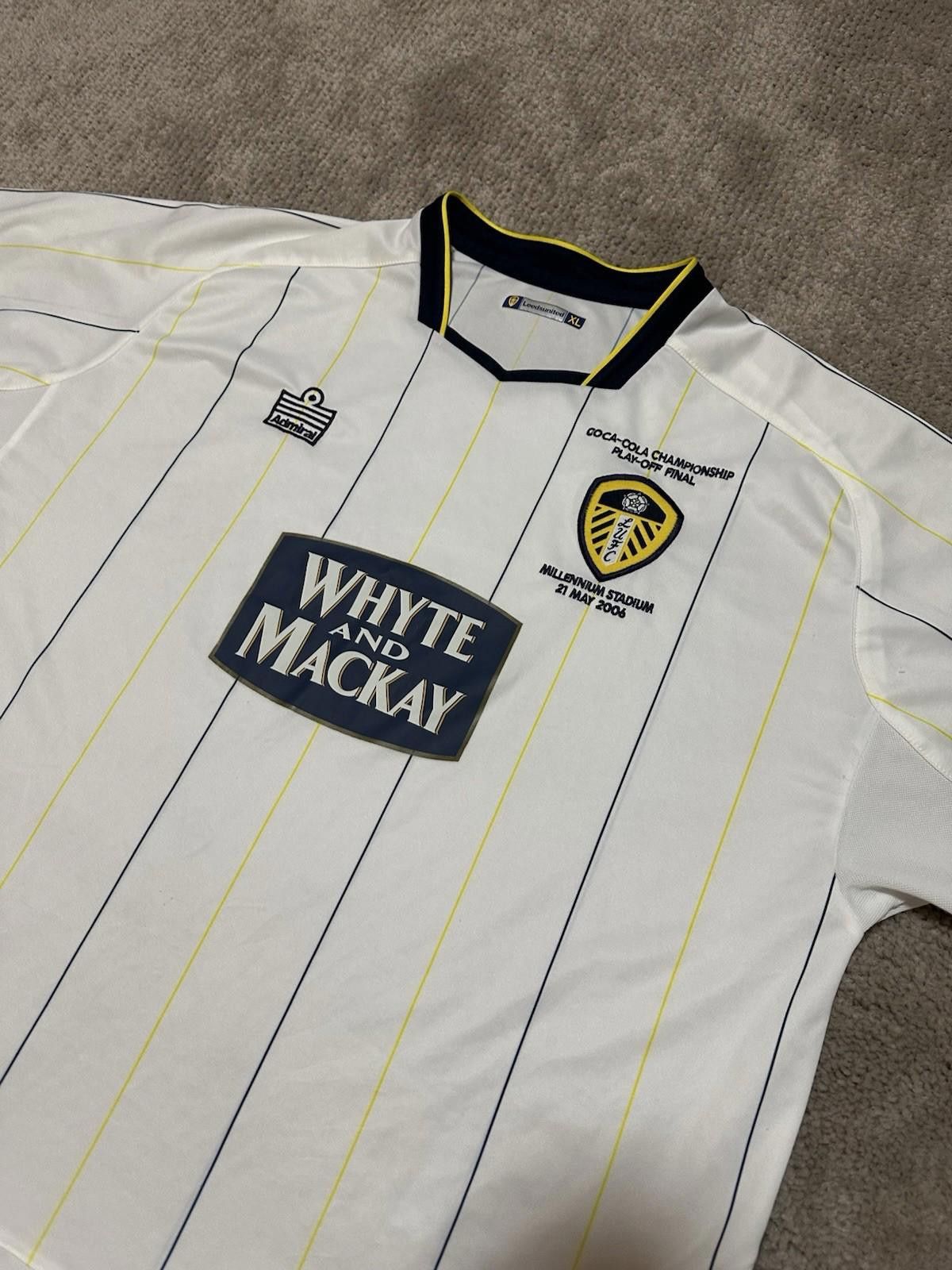 Admirable Co. ADMIRAL LEEDS UNITED XL 2006 PLAY OFF FINAL SHIRT Size US XL / EU 56 / 4 - 3 Thumbnail