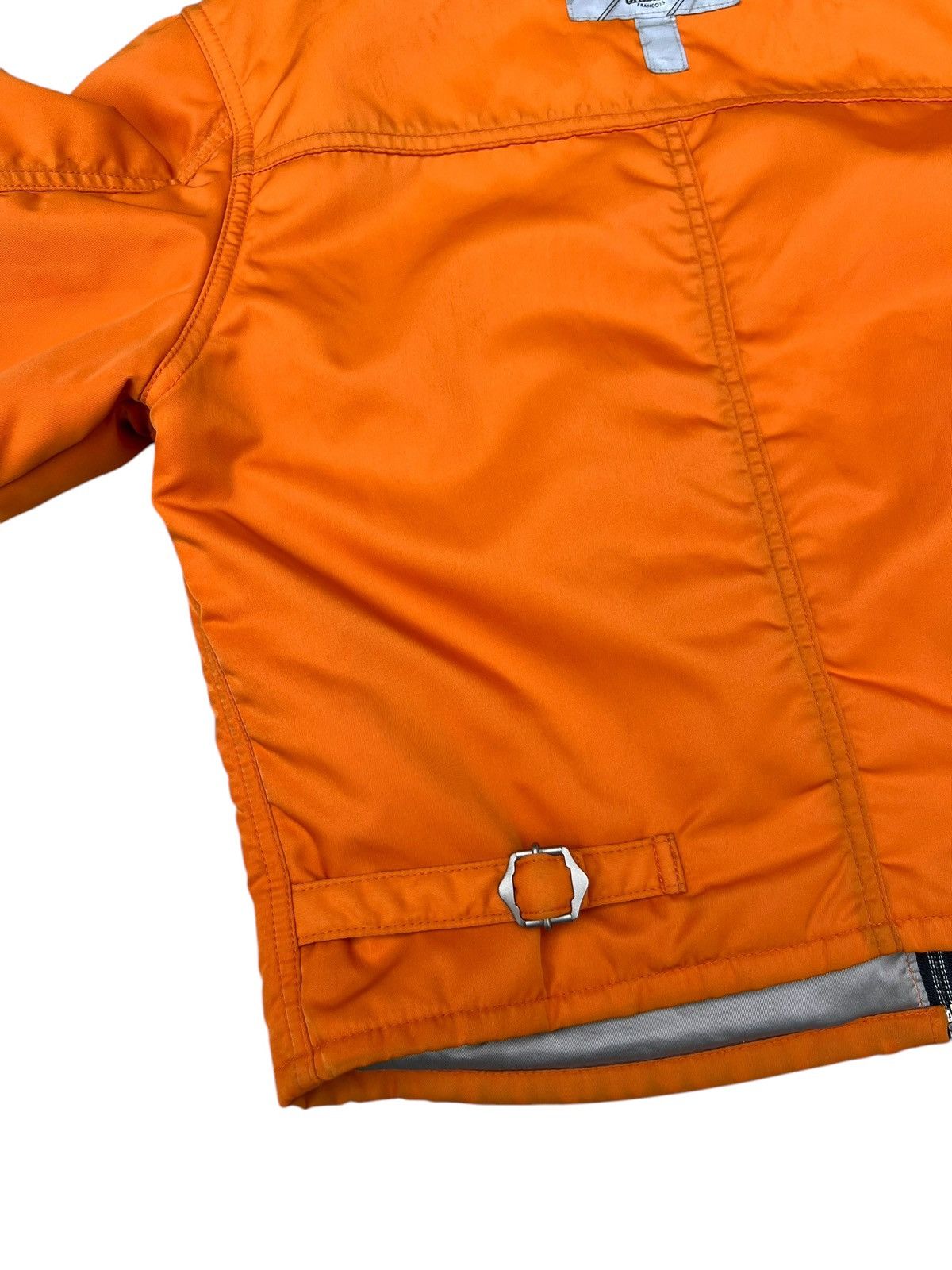 Marithe + Francois Girbaud Vintage 90s Marithe Francois Girbaud Orange Cropped Jacket Size US M / EU 48-50 / 2 - 19 Thumbnail