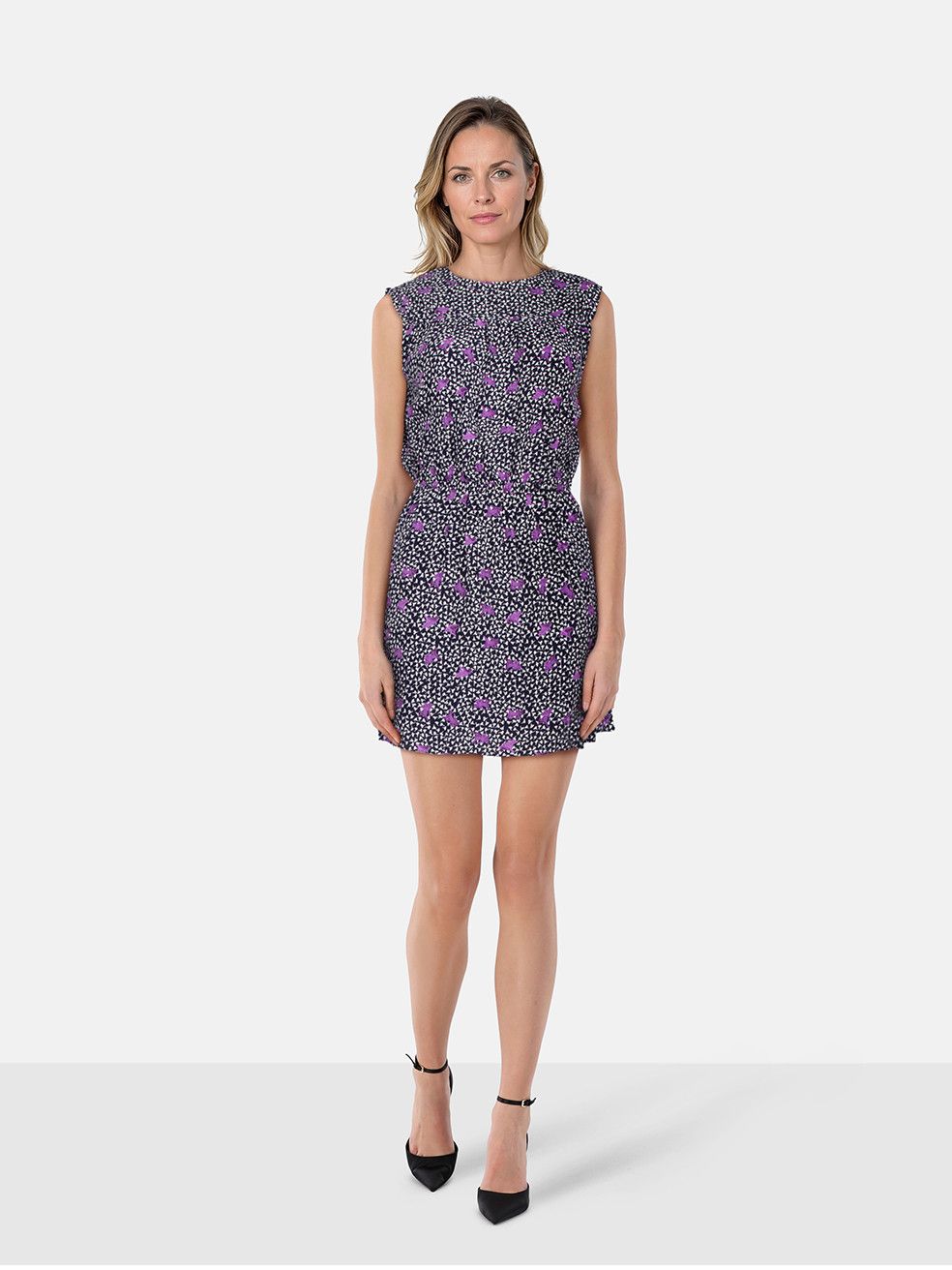 Maje Sleeveless Floral Print Dress Size XS / US 0-2 / IT 36-38 - 1 Thumbnail