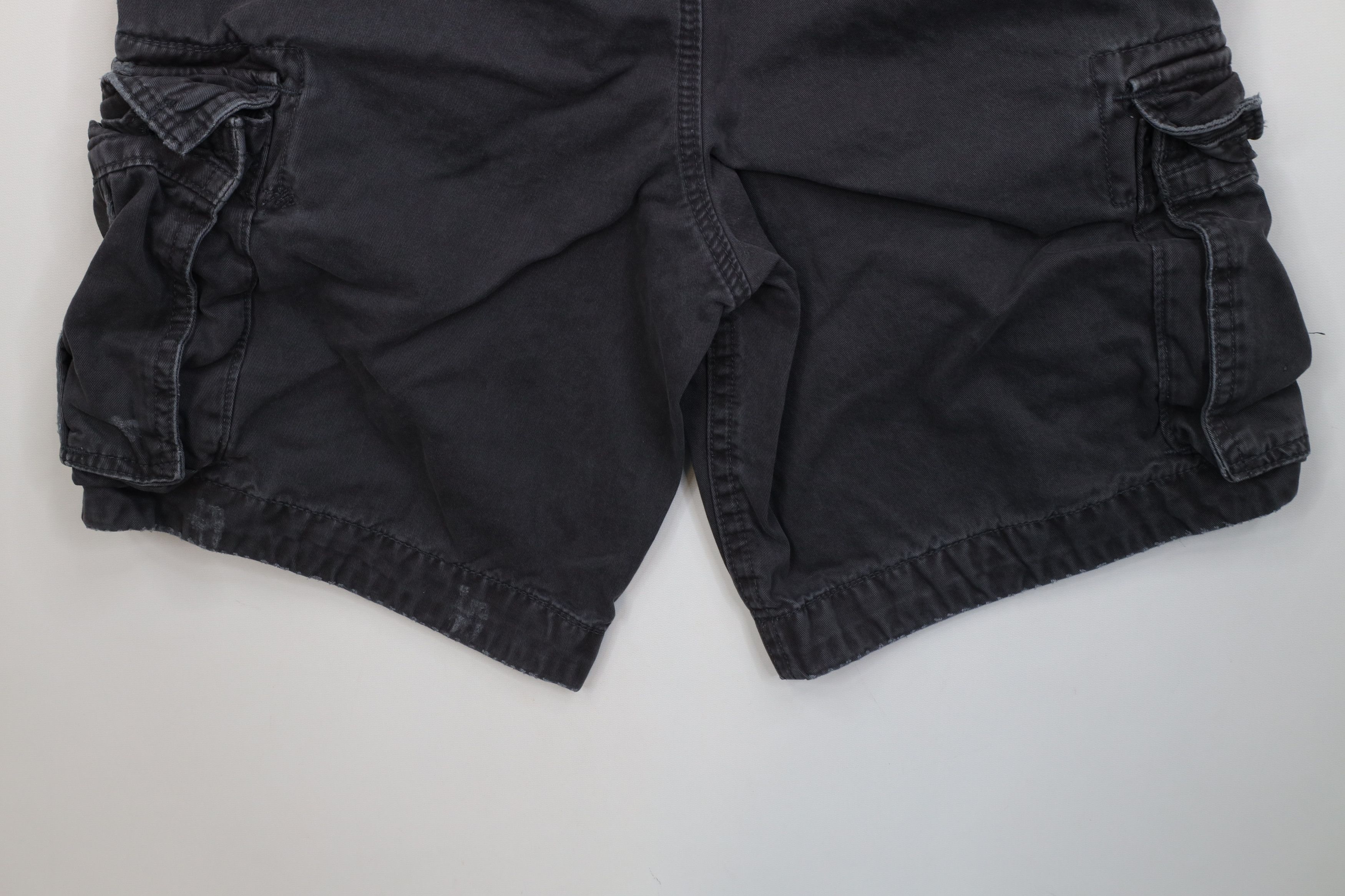 Abercrombie & Fitch Vintage 90s Y2K Abercrombie & Fitch Cargo Shorts Gray Size US 32 / EU 48 - 13 Thumbnail