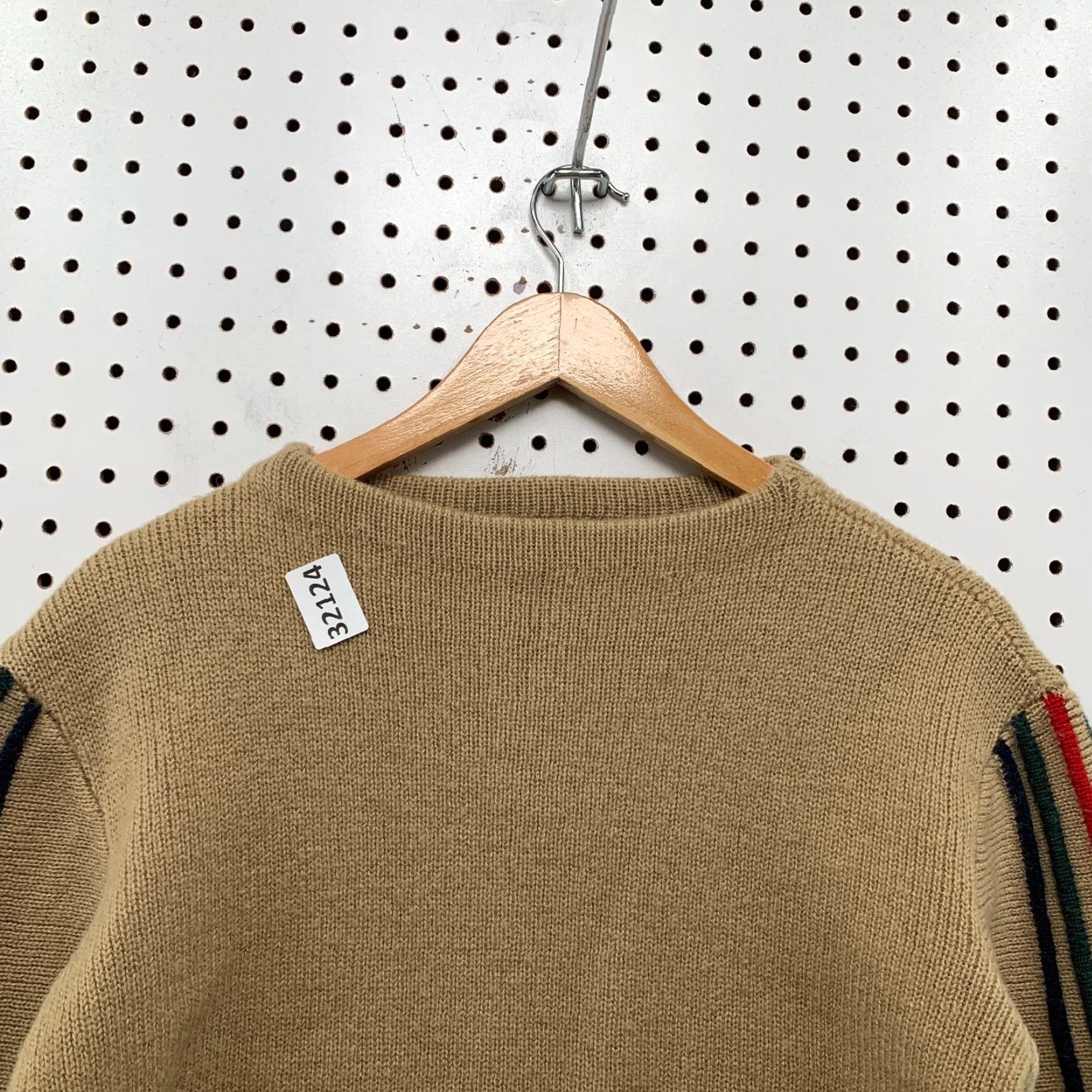 Gant VINTAGE GANT Wool Sweater Mens Pullover M Brown 100% Wool Knit Long Sleeve 21.5x21.5 Mens Sweater Size US M / EU 48-50 / 2 - 7 Thumbnail