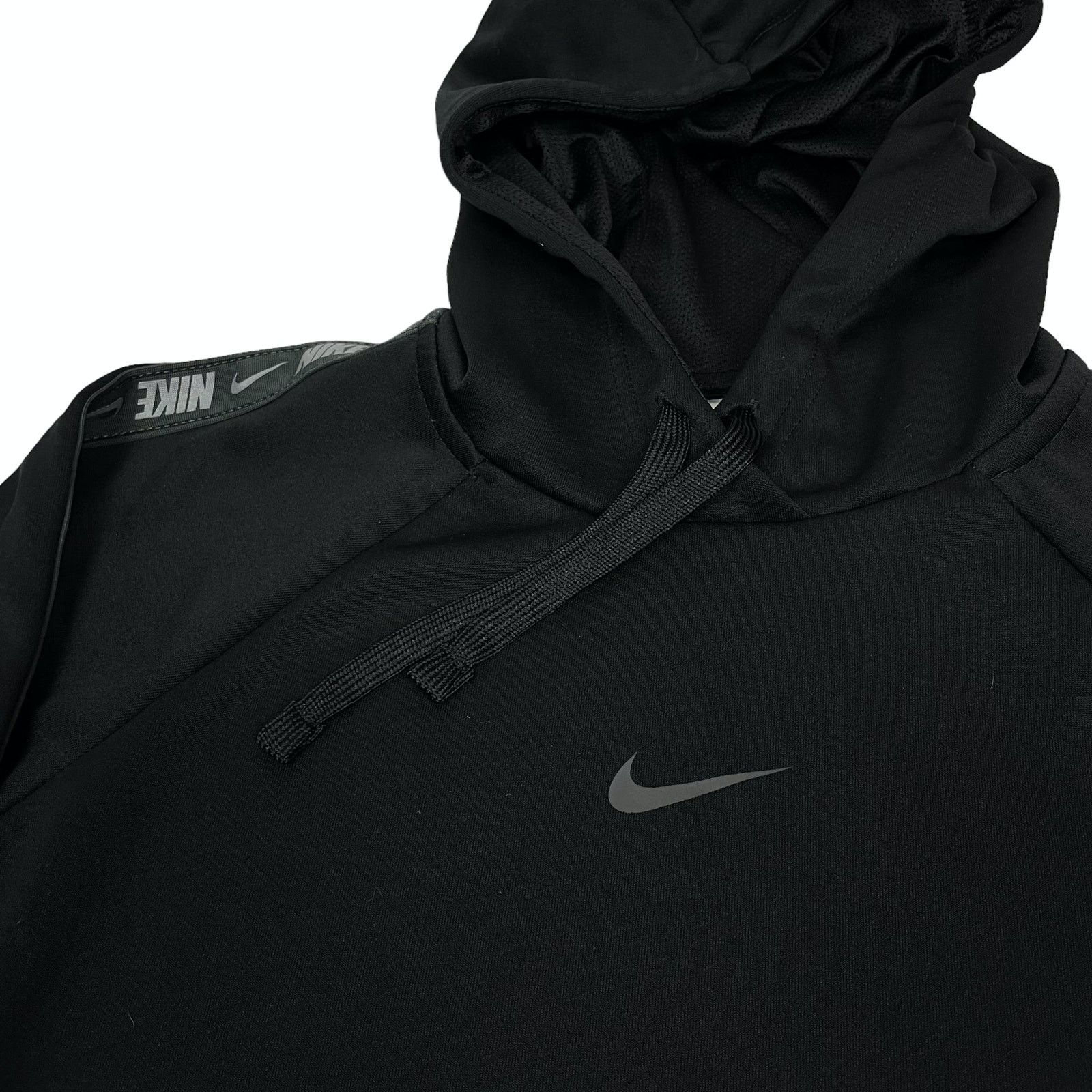 Nike Nike Women Black Polyester Long Sleeve Pullover Hoodie Small Size S / US 4 / IT 40 - 3 Thumbnail