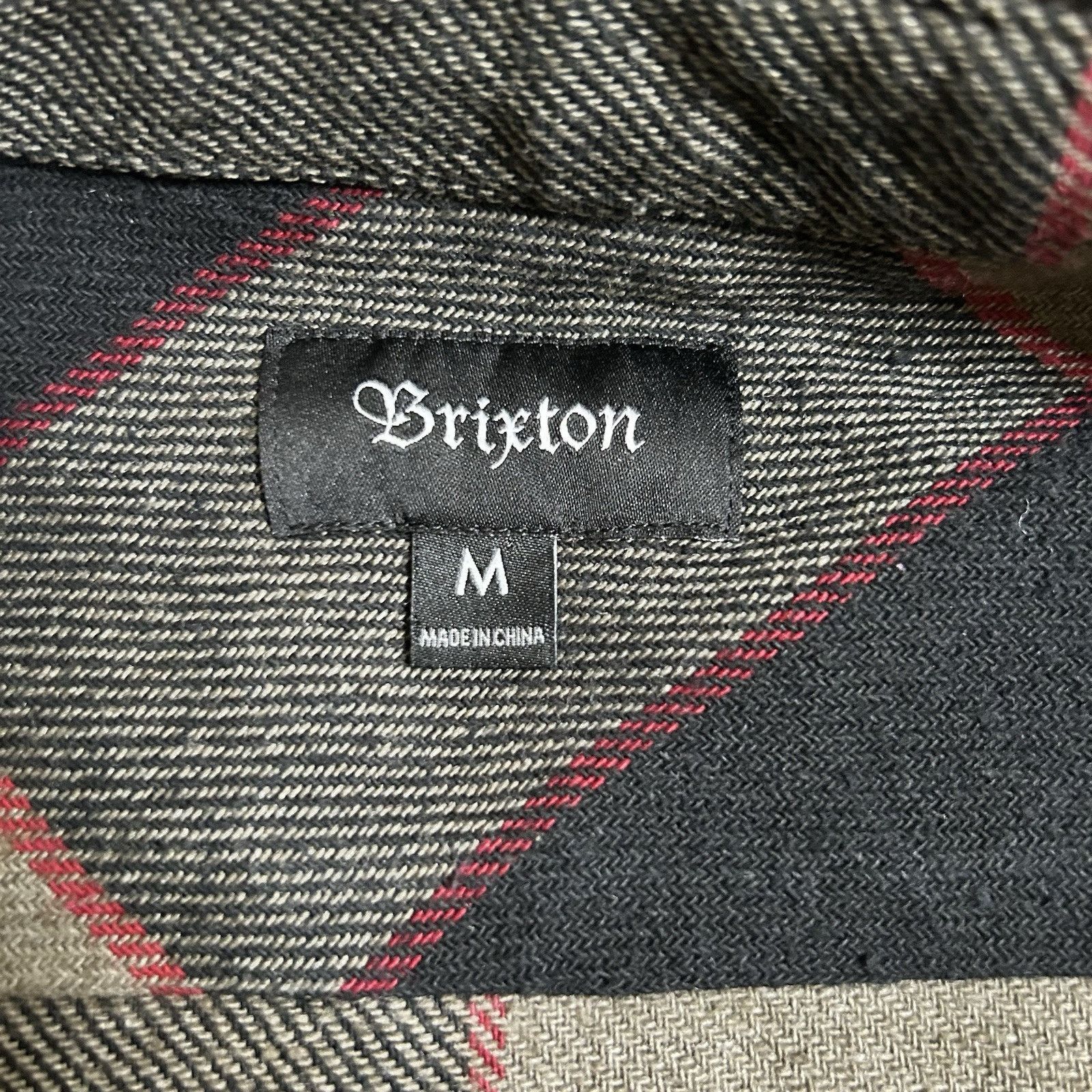 Brixton Brixton Men's Plaid Print Long Sleeve Flannel Shirt Size M Size US M / EU 48-50 / 2 - 9 Thumbnail