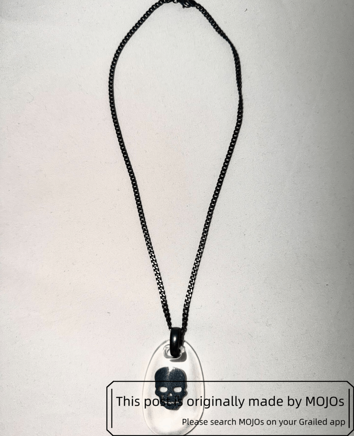 Number (N)ine Number Nine x Jam Home Made 05SS Acrylic Skull Necklace Size ONE SIZE - 3 Thumbnail