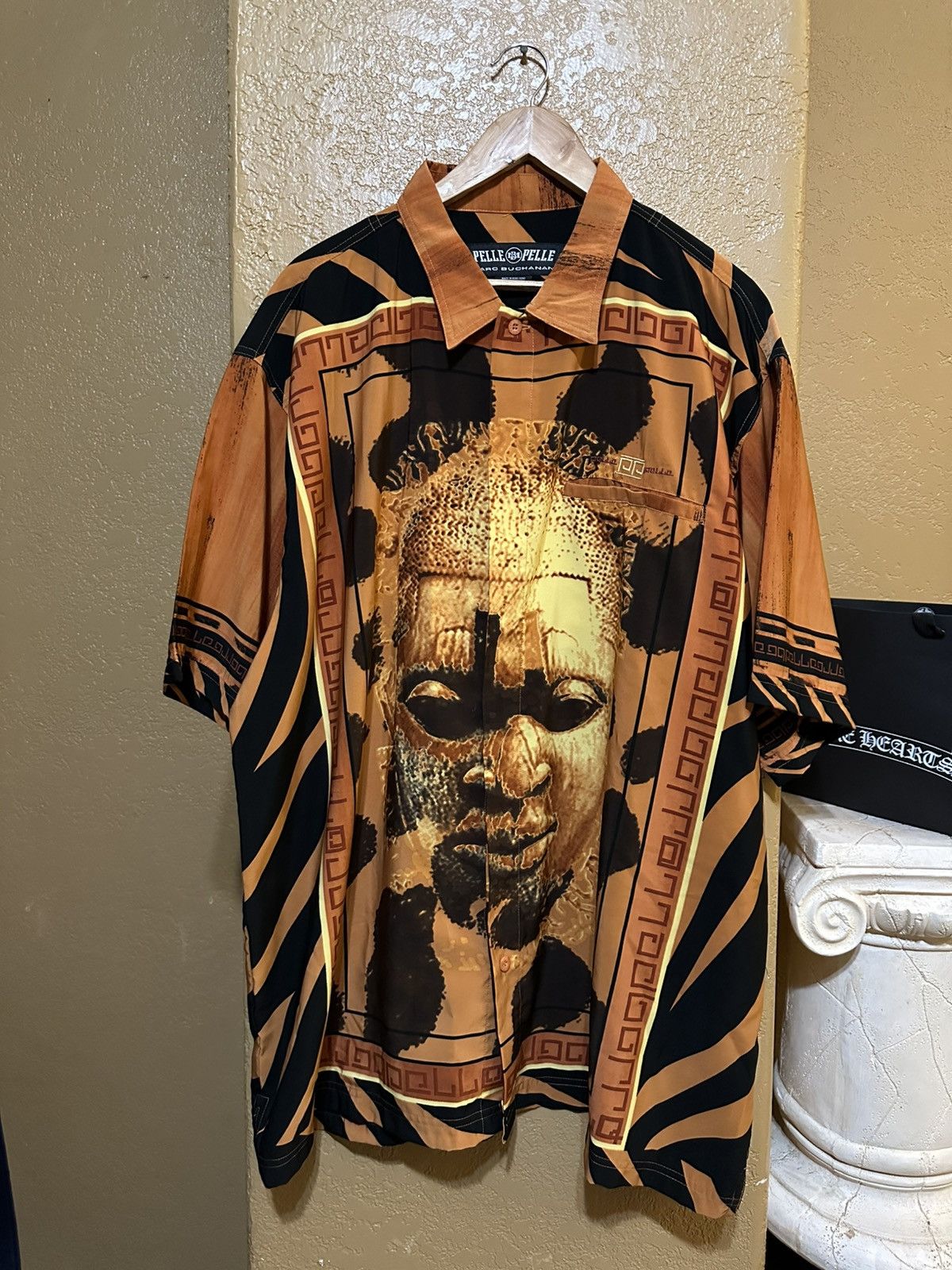 Pelle Pelle archive Pelle Pelle Marc Buchanan button shirt Size US XXL / EU 58 / 5 - 1 Thumbnail