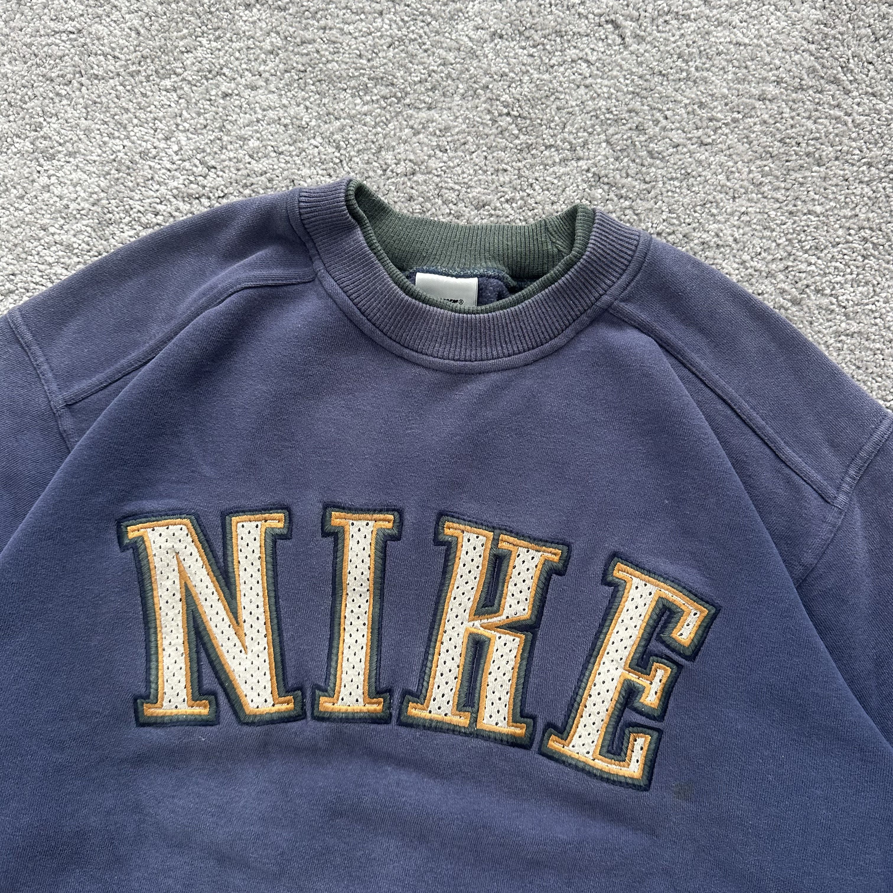 Nike Nike Big Logo 90s Baggy Boxy Vintage Oversize Fit Sweatshirt Size US M / EU 48-50 / 2 - 2 Thumbnail