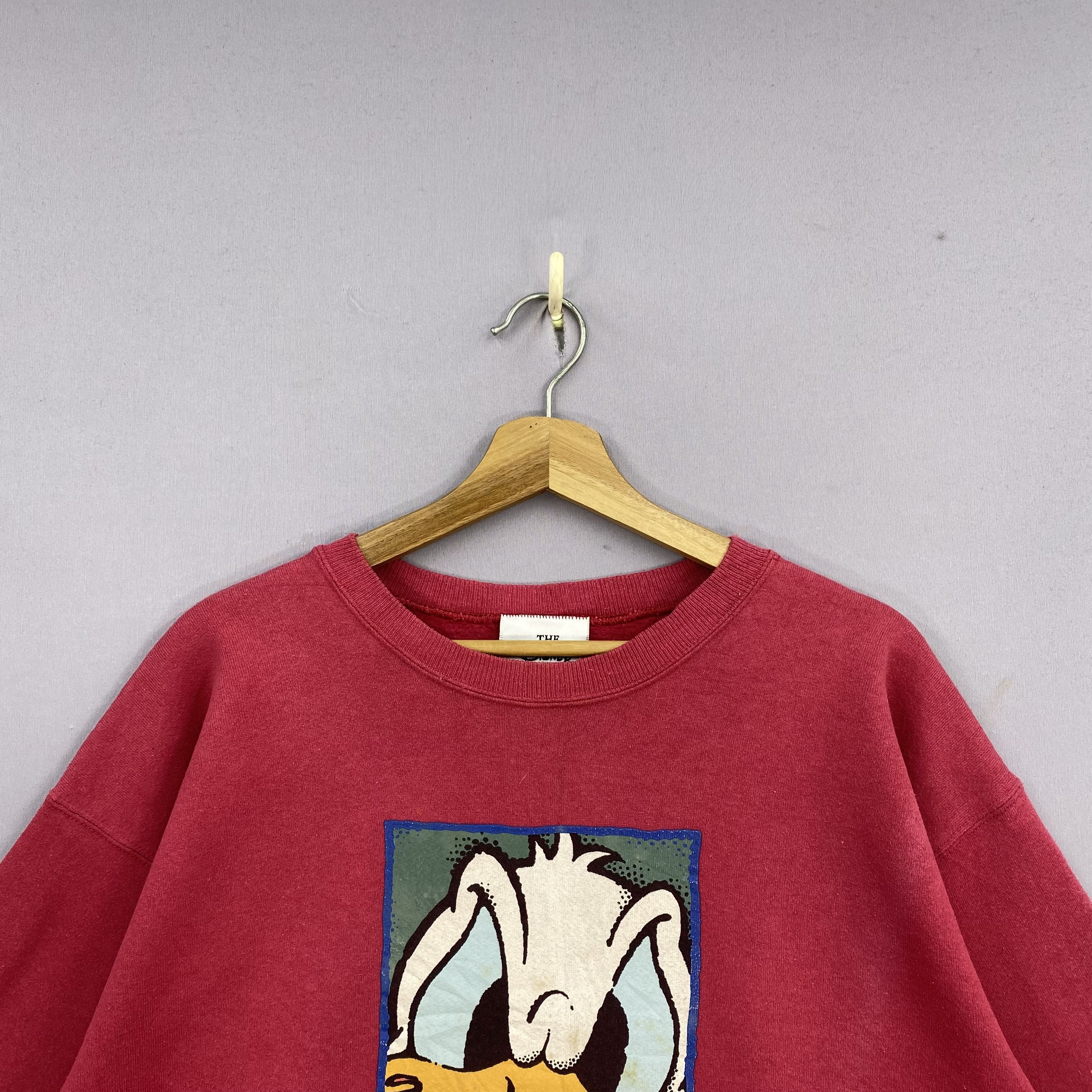 Disney Vintage 90s Disney Donald Duck Sweatshirt Pullover Jumper Size US M / EU 48-50 / 2 - 3 Thumbnail
